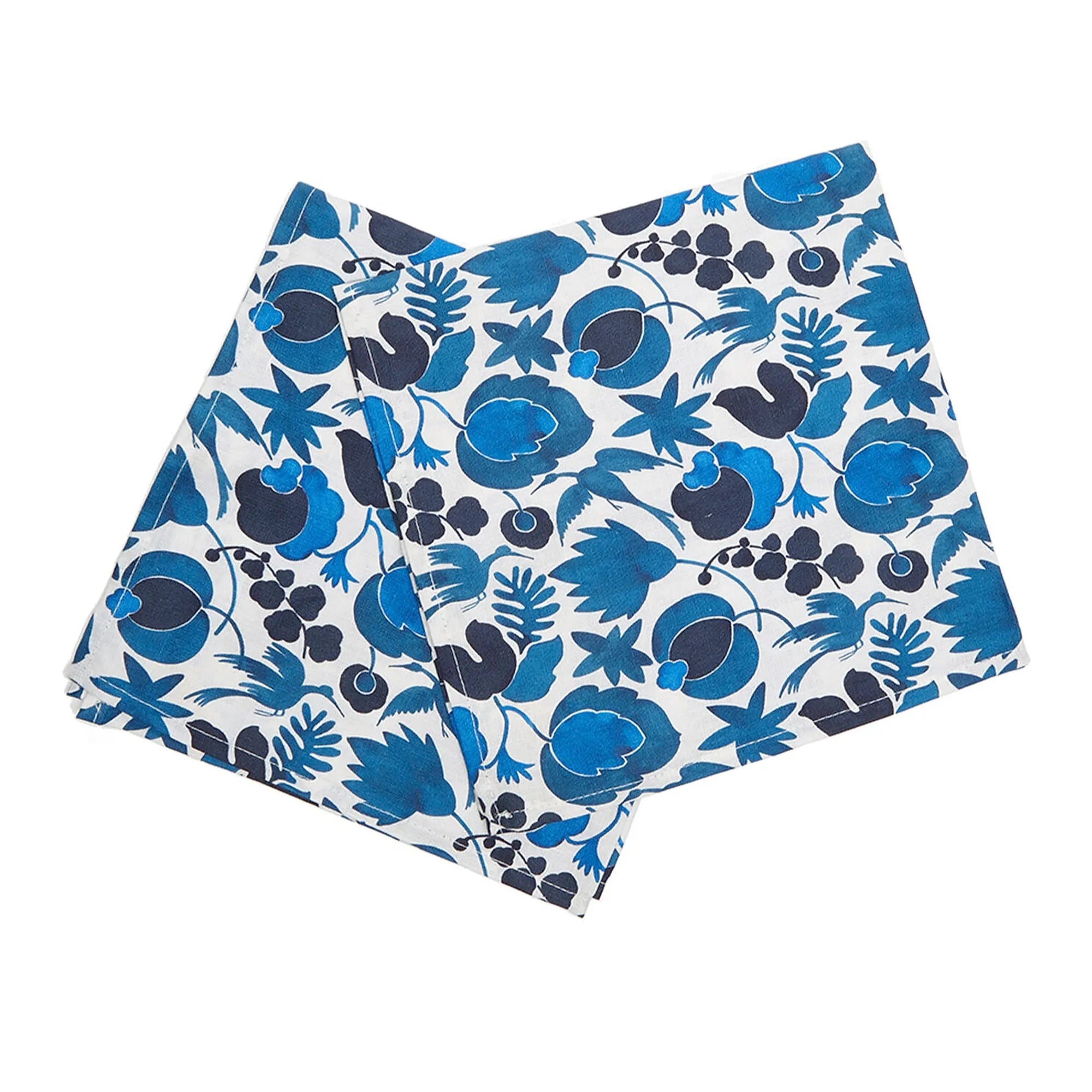 La DoubleJ Wildbird Blue Napkins