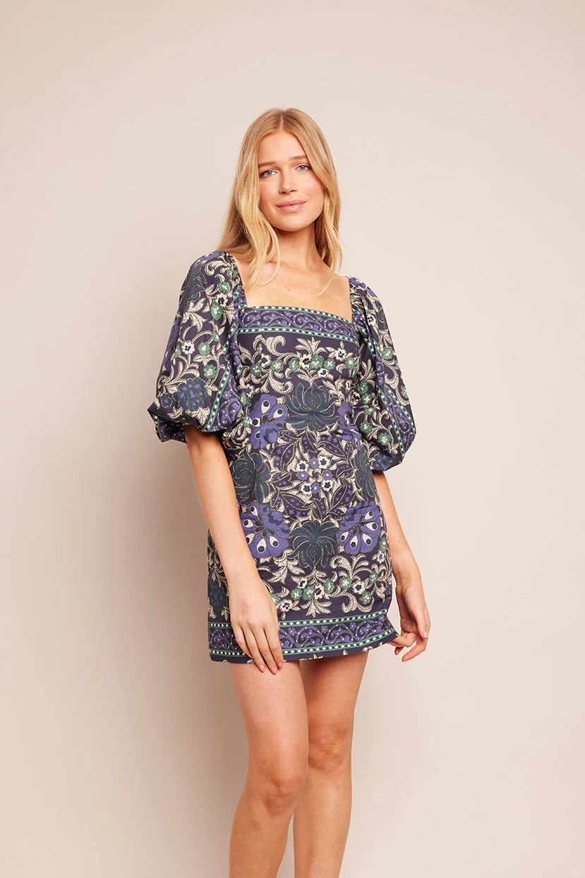 Montauk Dress, Blue Bogata