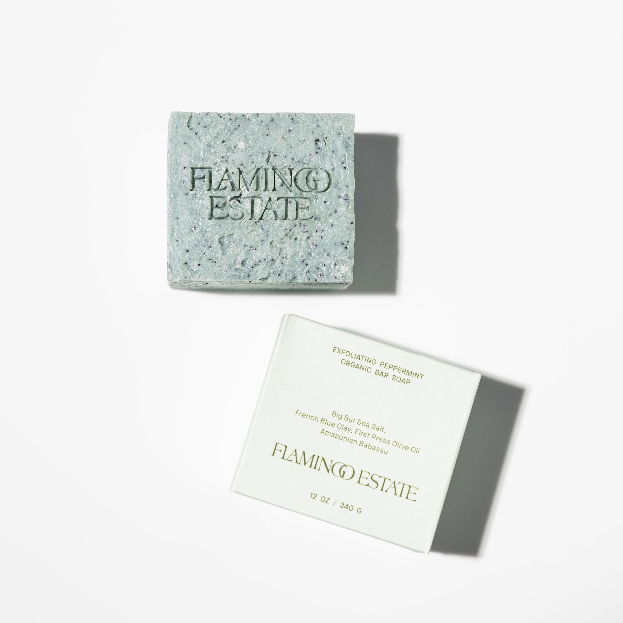 Exfoliating Peppermint Soap Brick