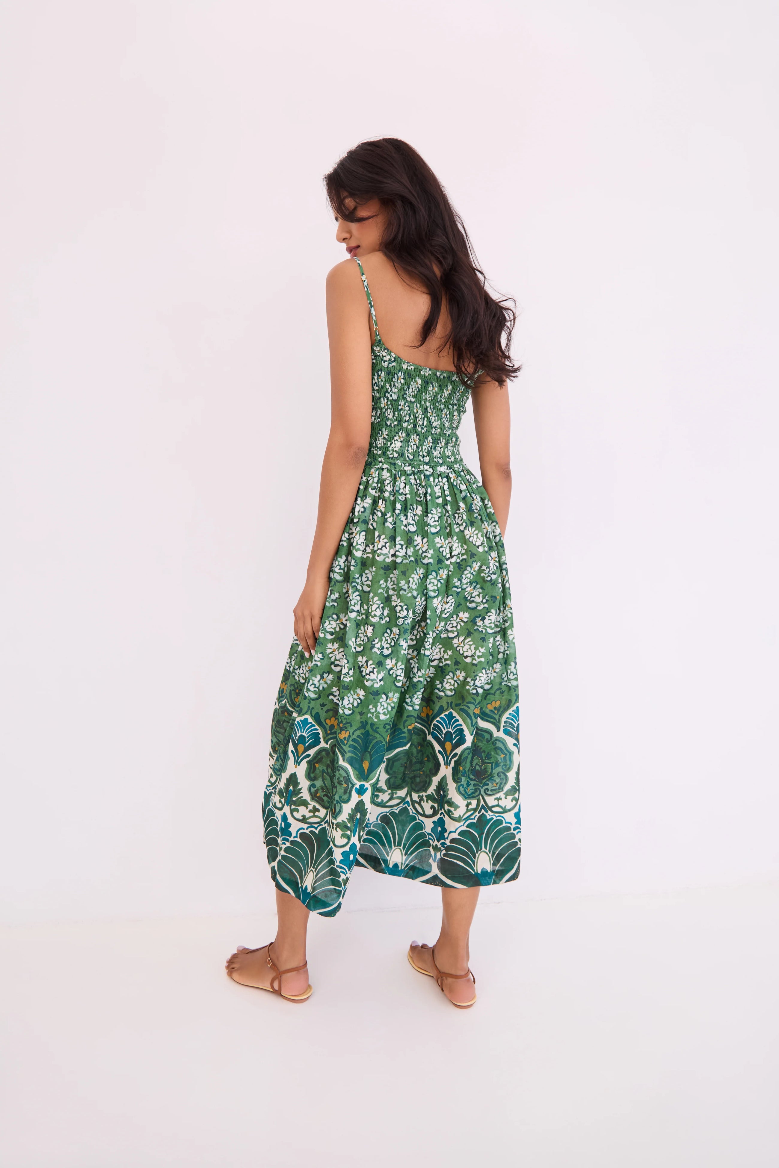 Carmen Samara Green Dress by Cara Cara