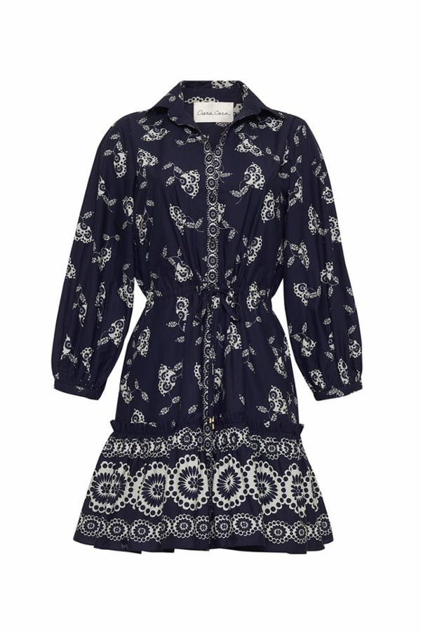 Robin Dress, Evening Floret Blue by Cara Cara