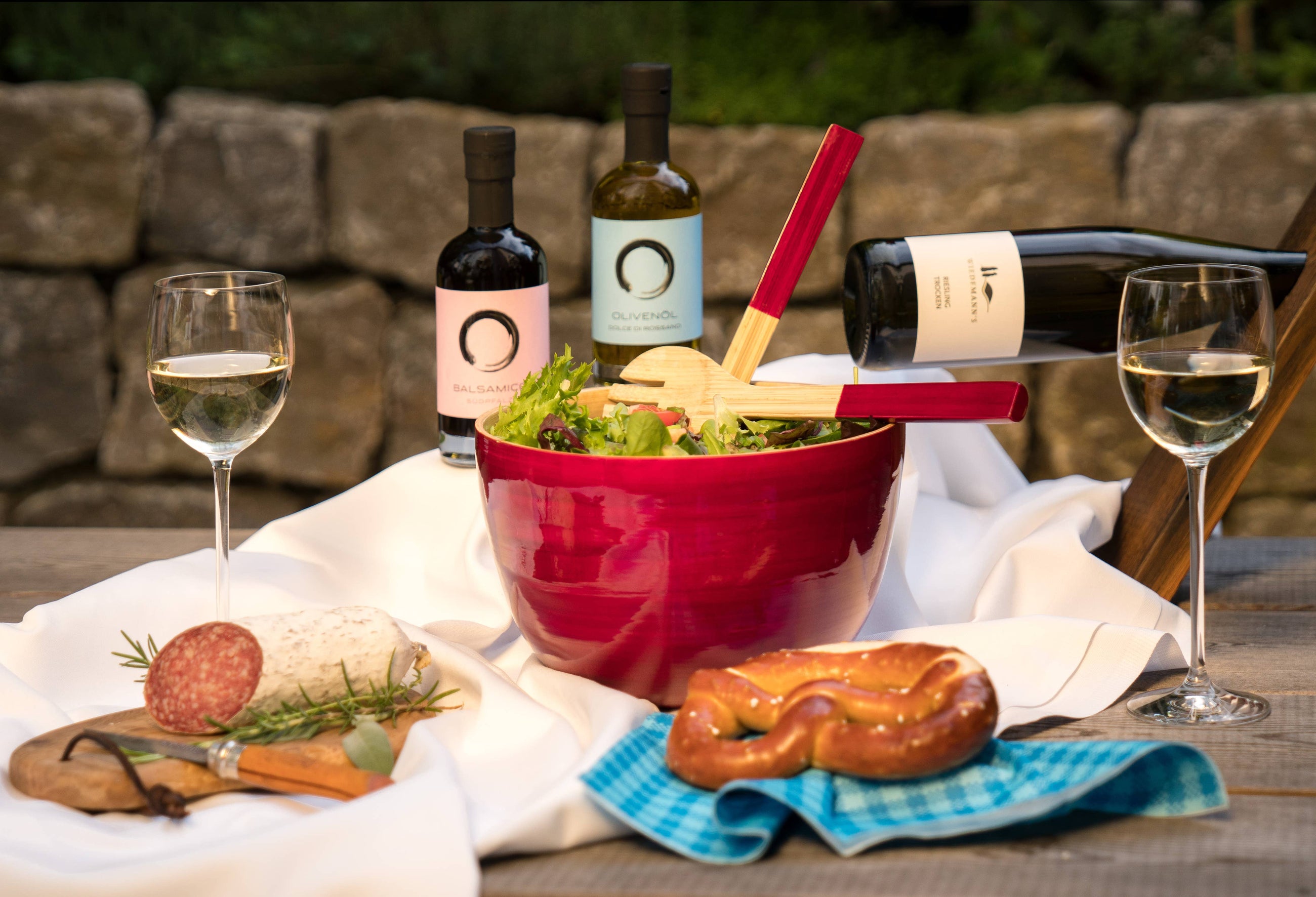 Bamboo Family Bowl: Ice Blue