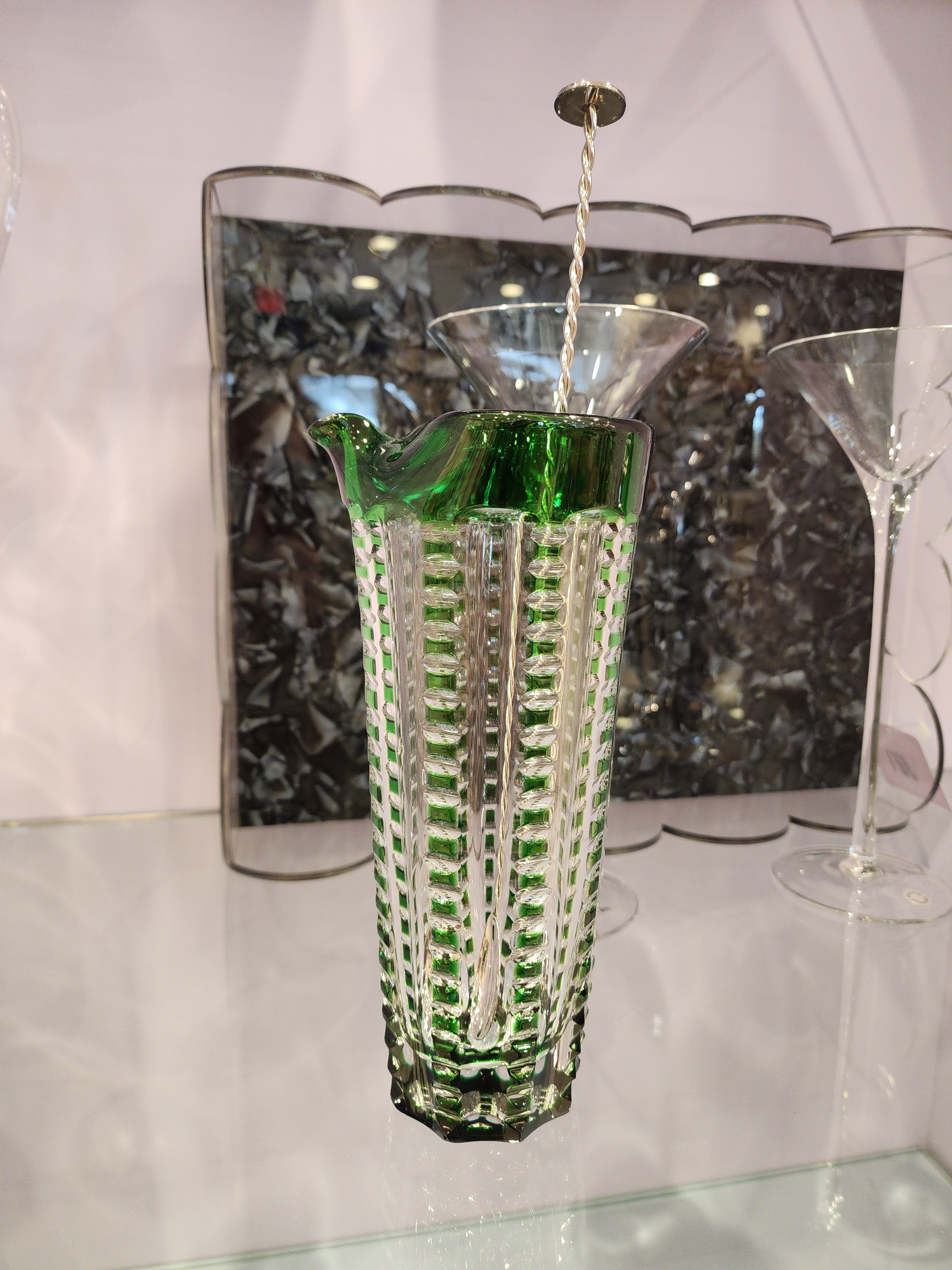 Lulu Emerald Martini Mixer & Stirrer