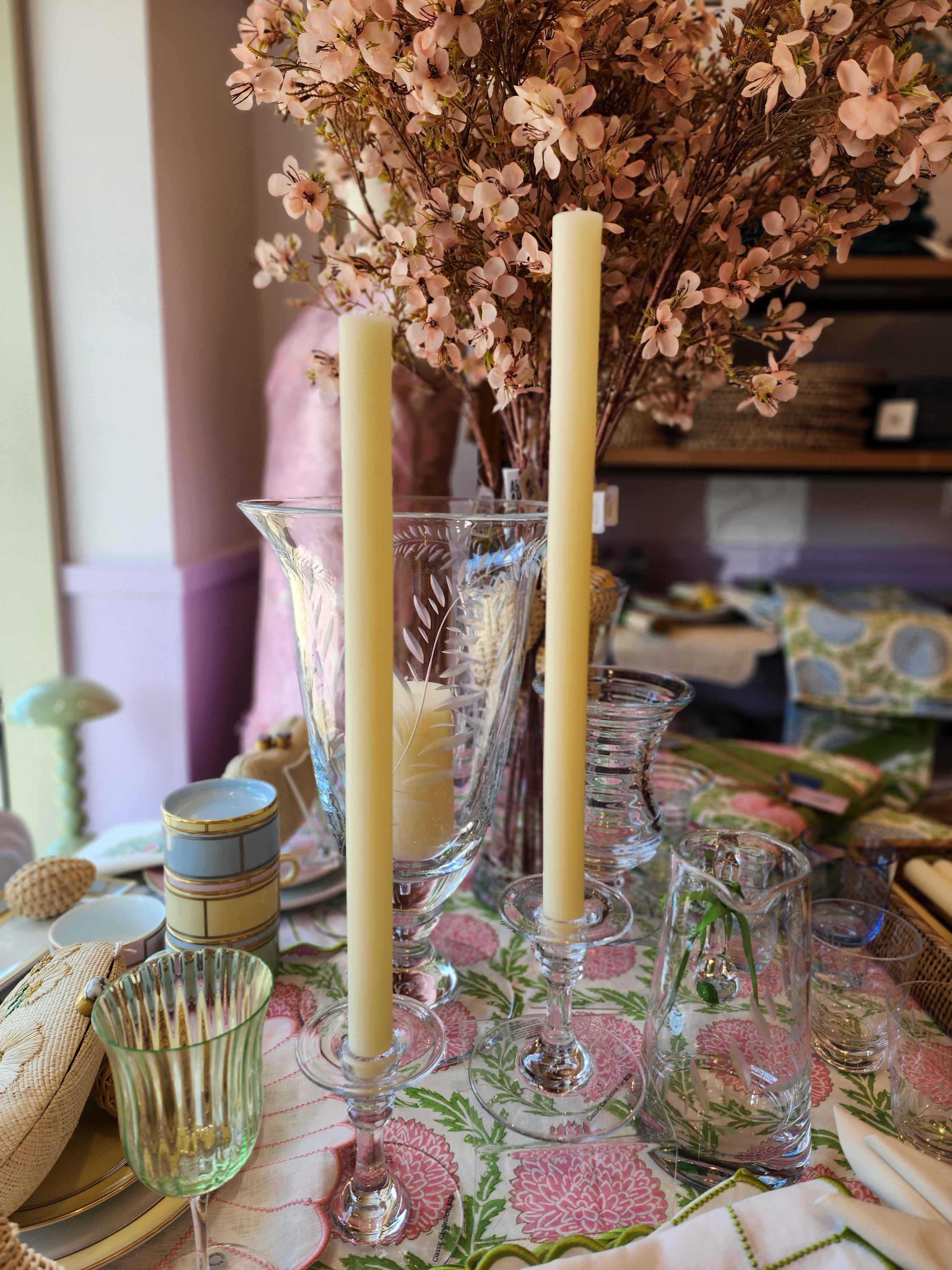 18" Church Taper, Cream