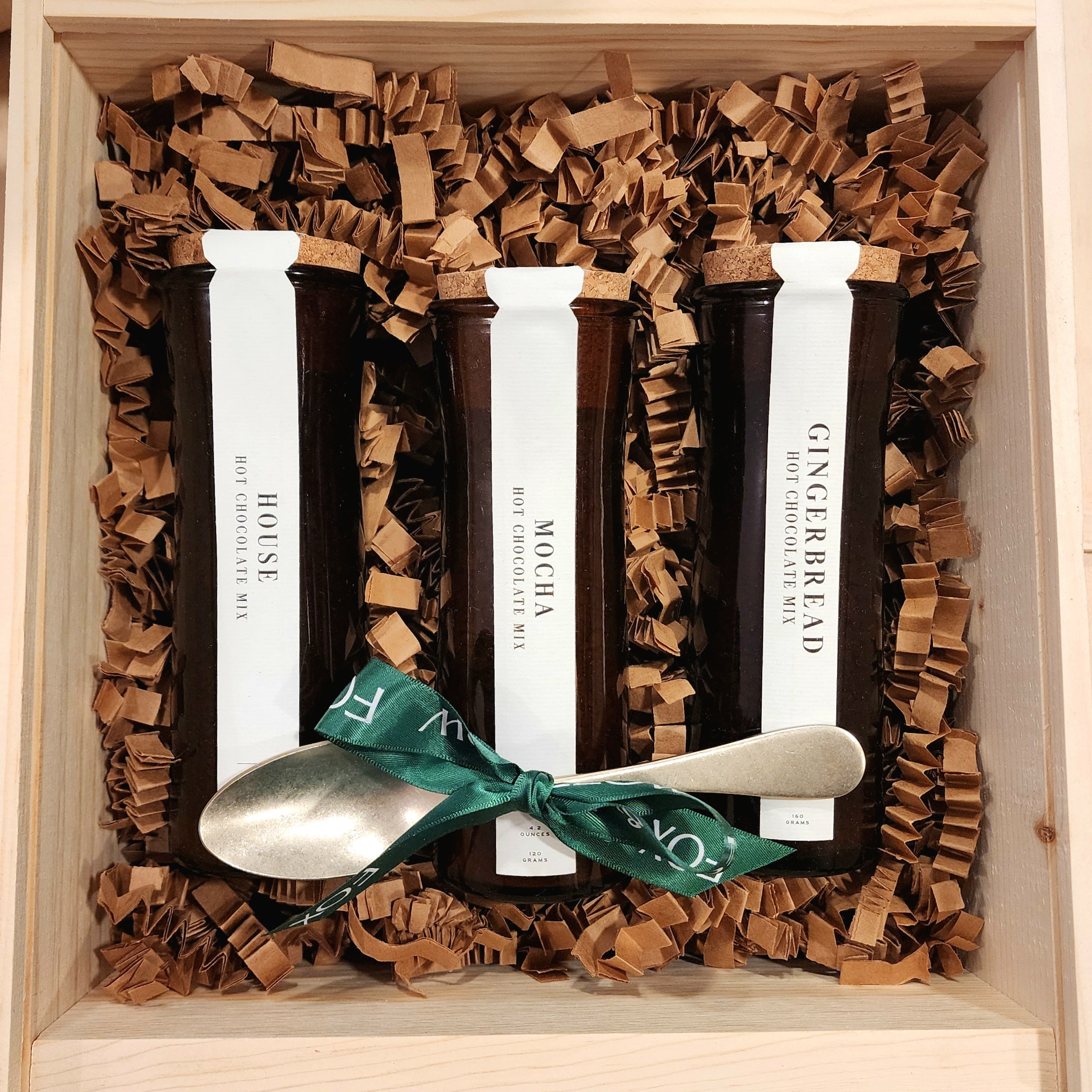 Winter Cocoa Trio & Italian Spoon Set