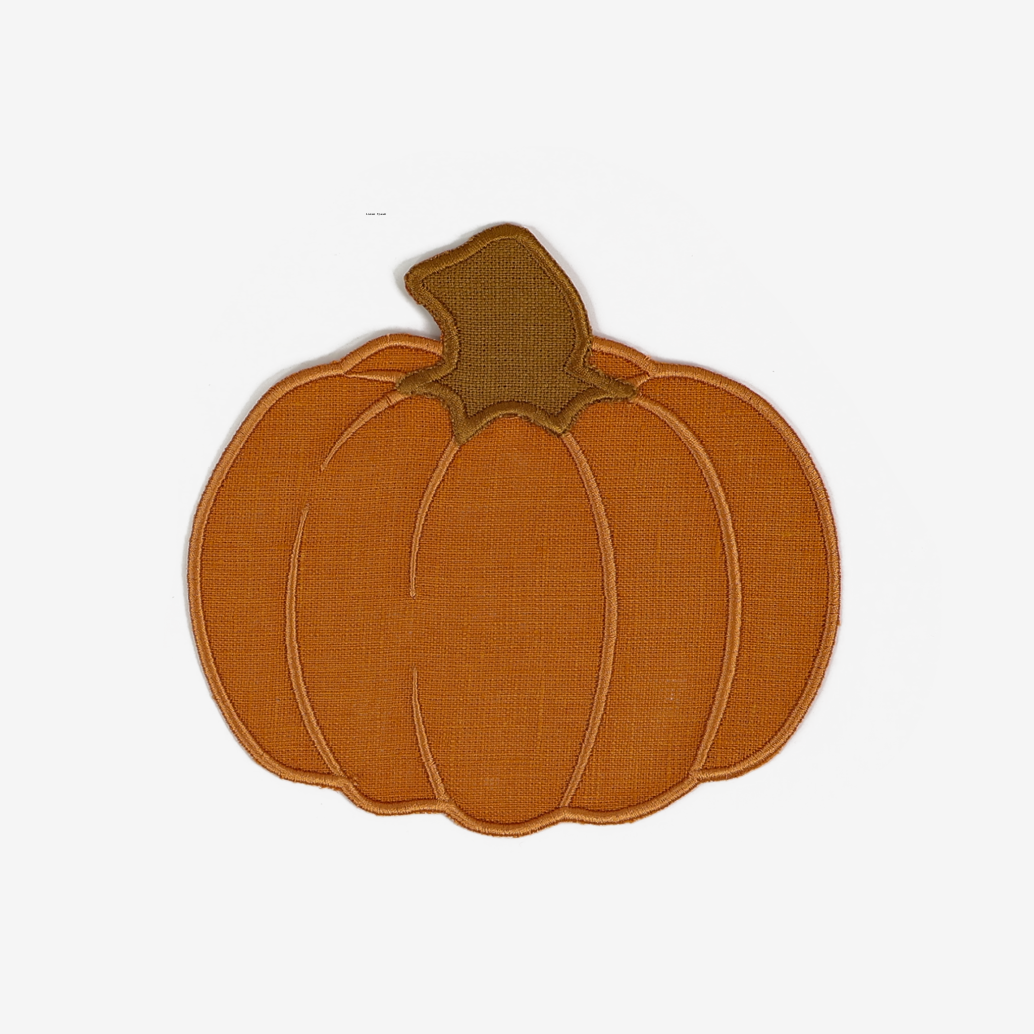 Pumpkin Linen Cocktail Napkins, Set of 4
