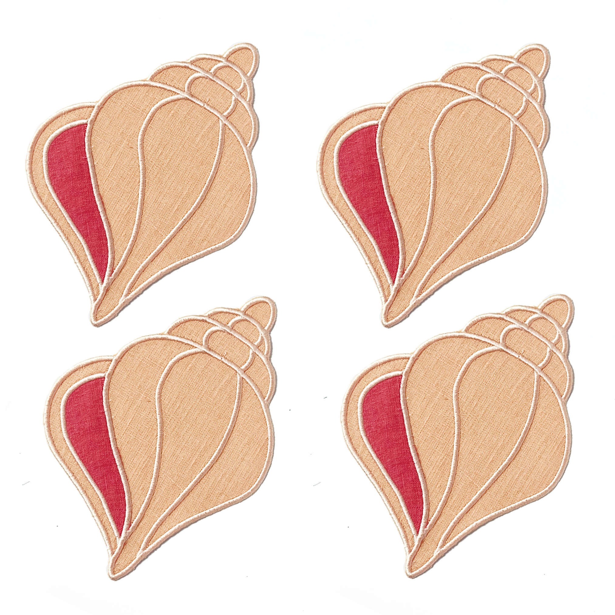 Shell Cocktail Napkin, Set of 4