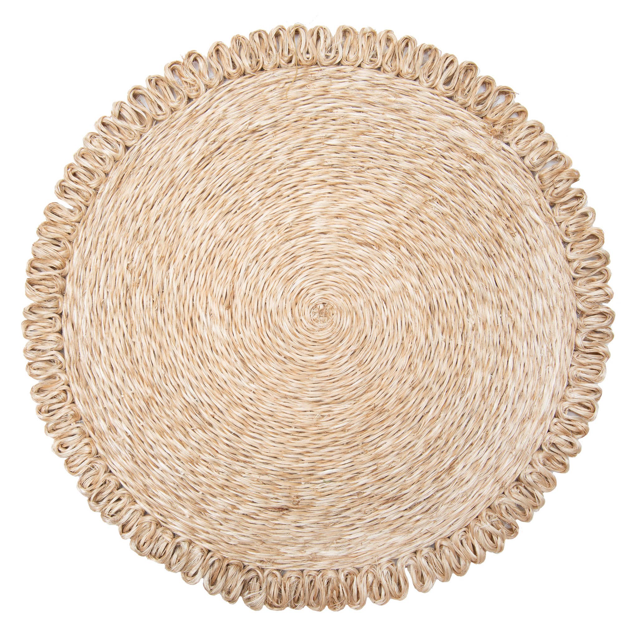 Natural Abaca Loop Placemat