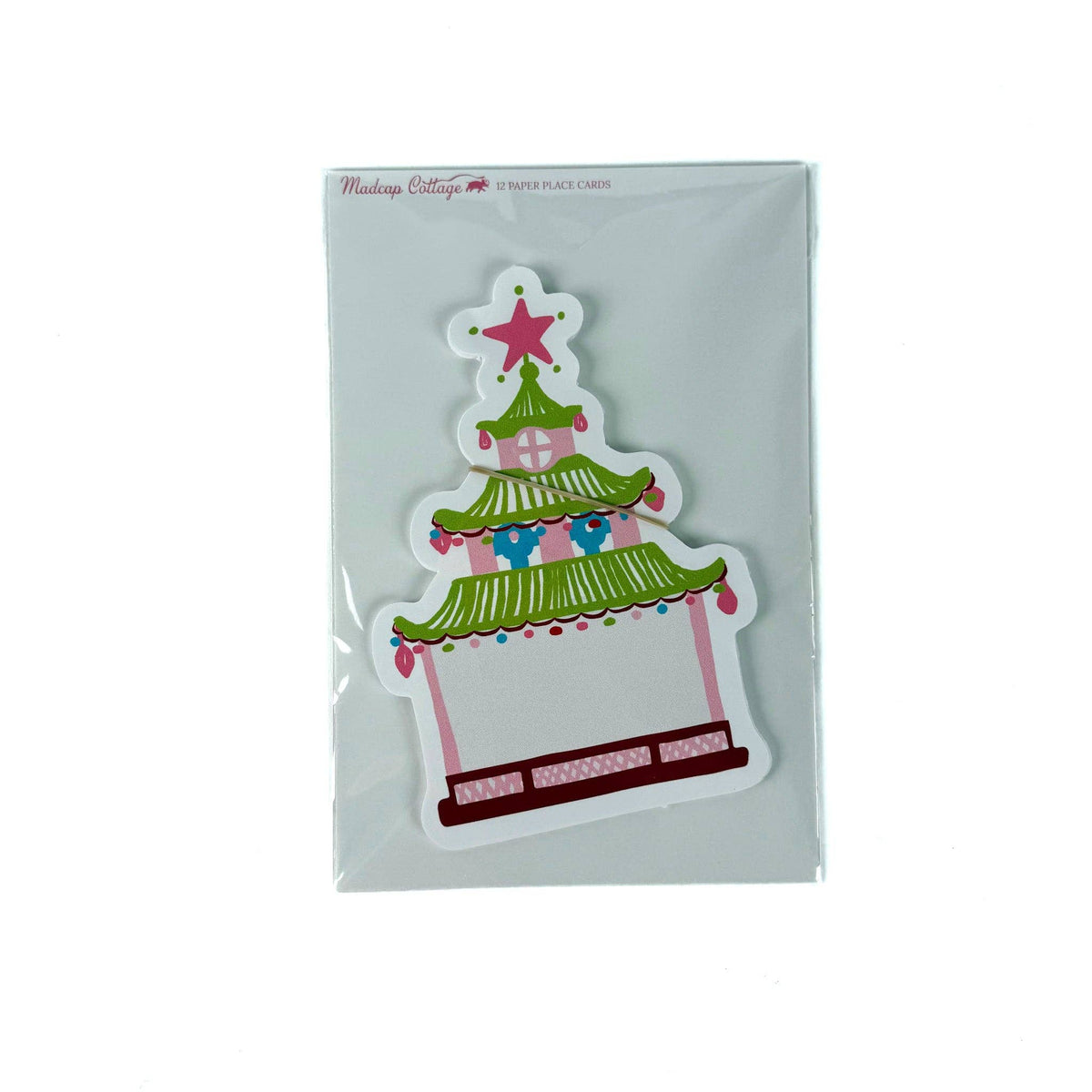 Pagoda Place Cards, Set of 12