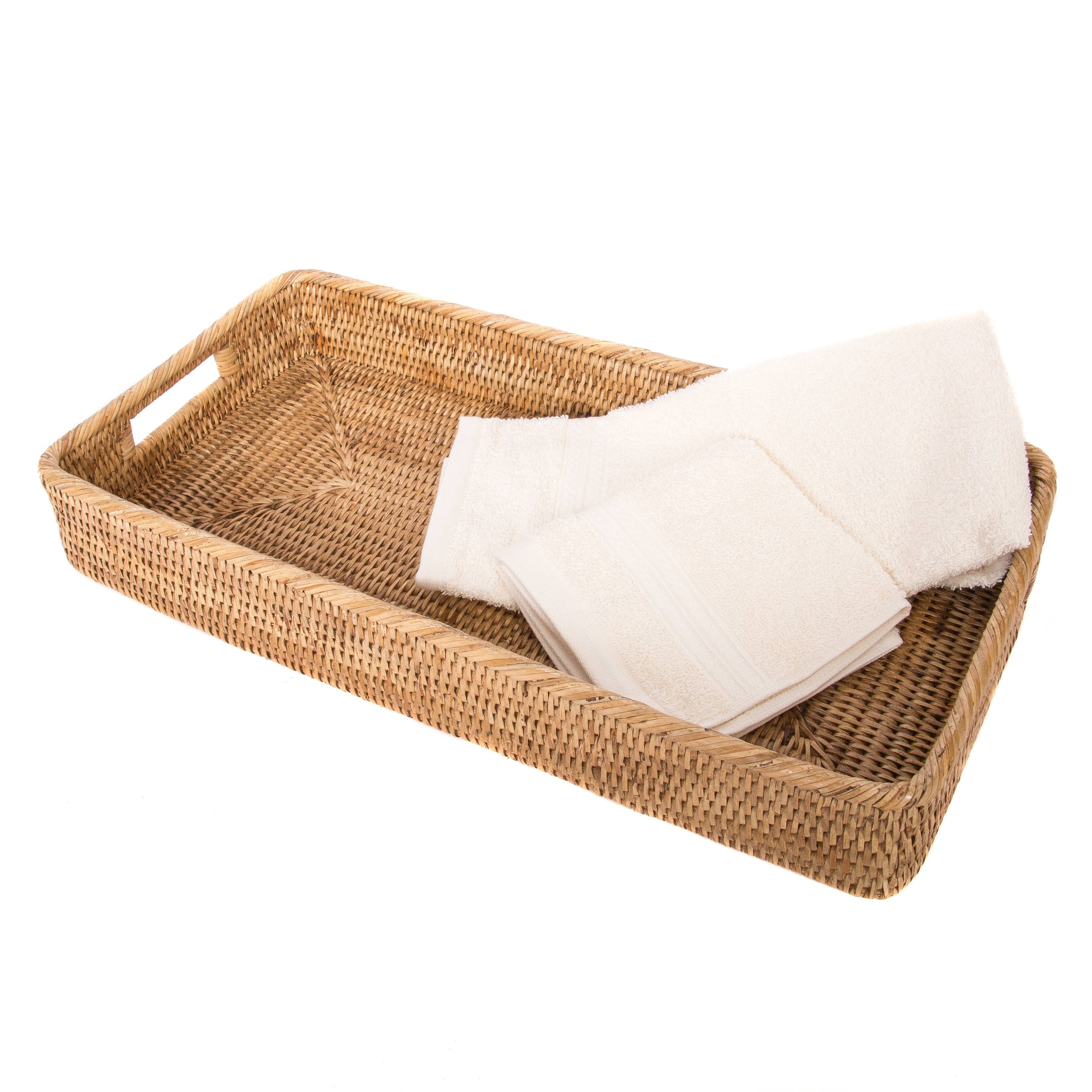 Rectangular Rattan Tray