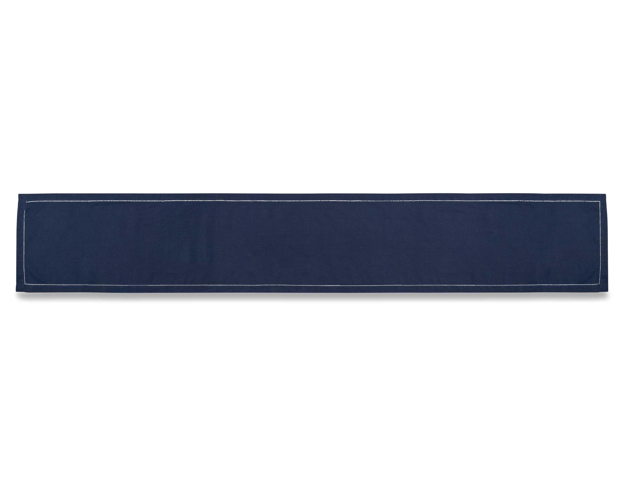 Heirloom 16x96" Linen Runner, Navy