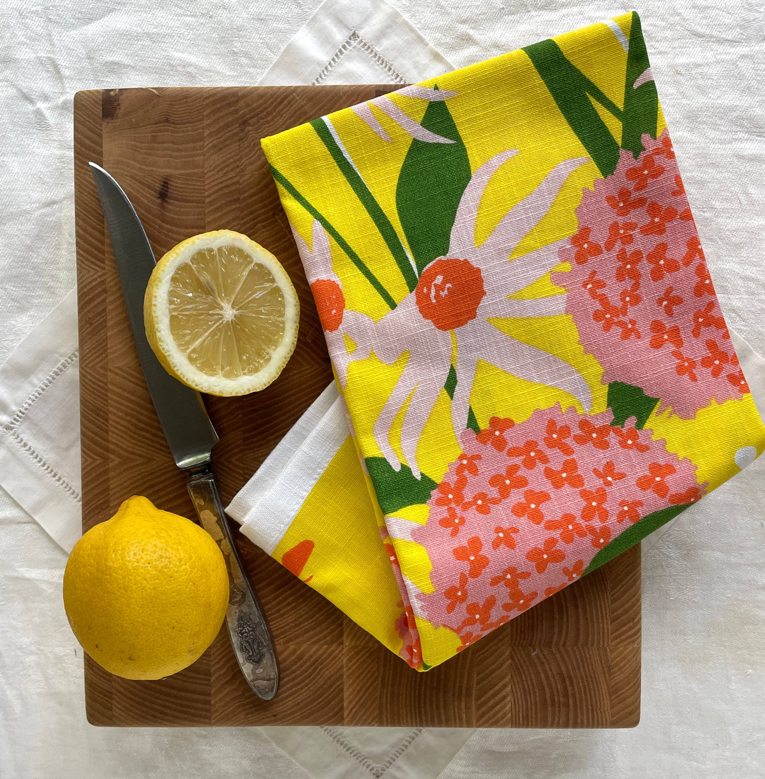 Allium & Aster Tea Towel