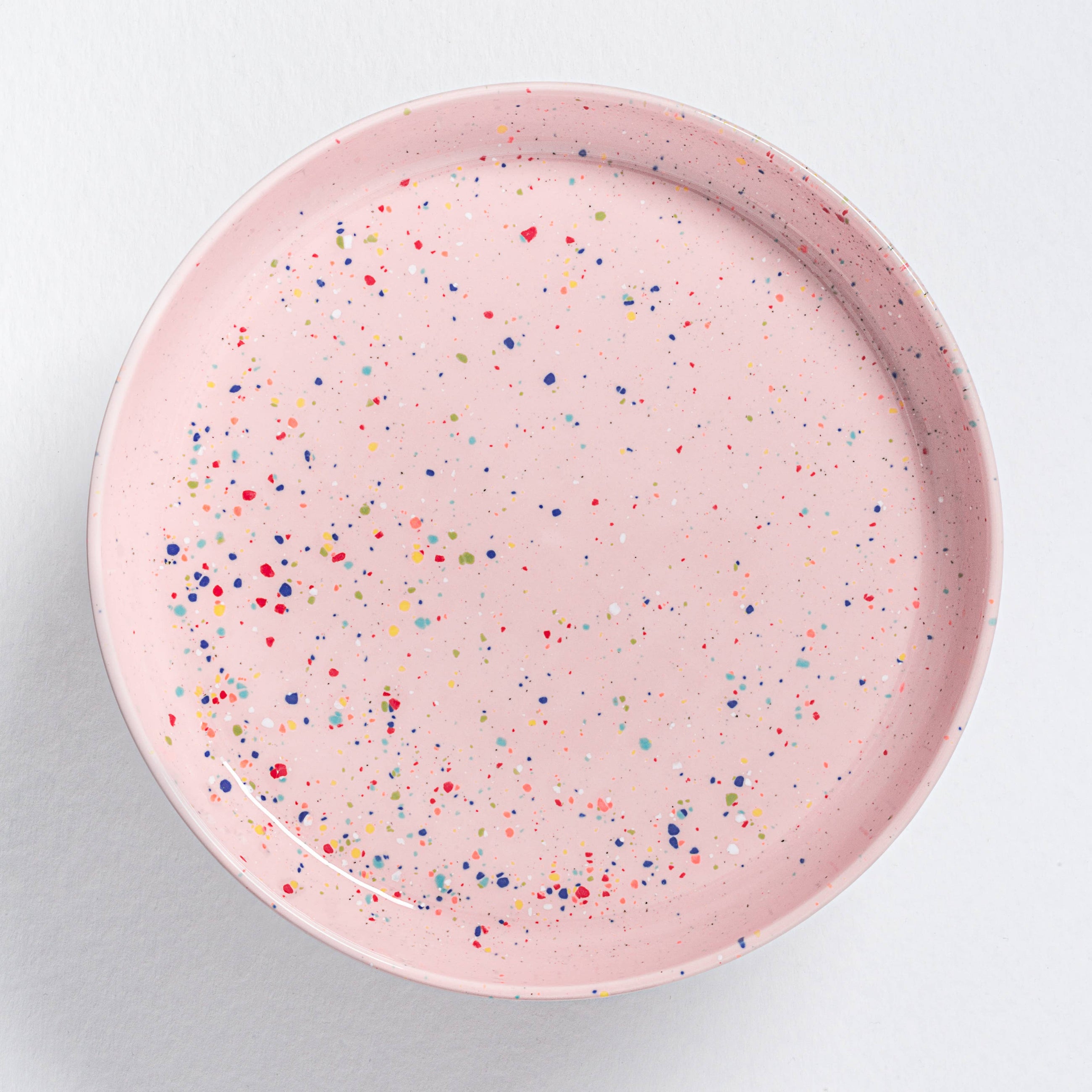 White Party Round Tray, 11"