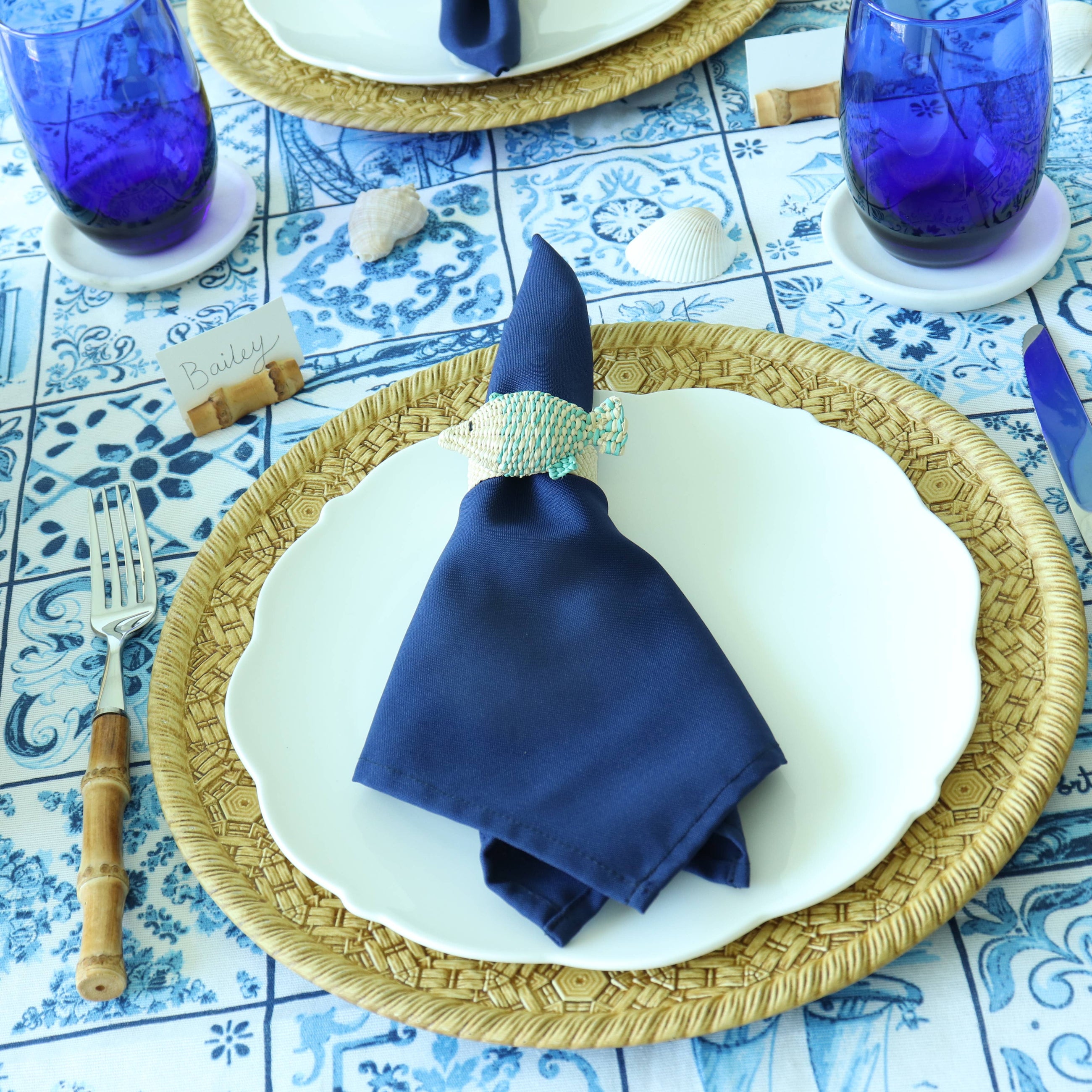 Turks Fish Napkin Ring