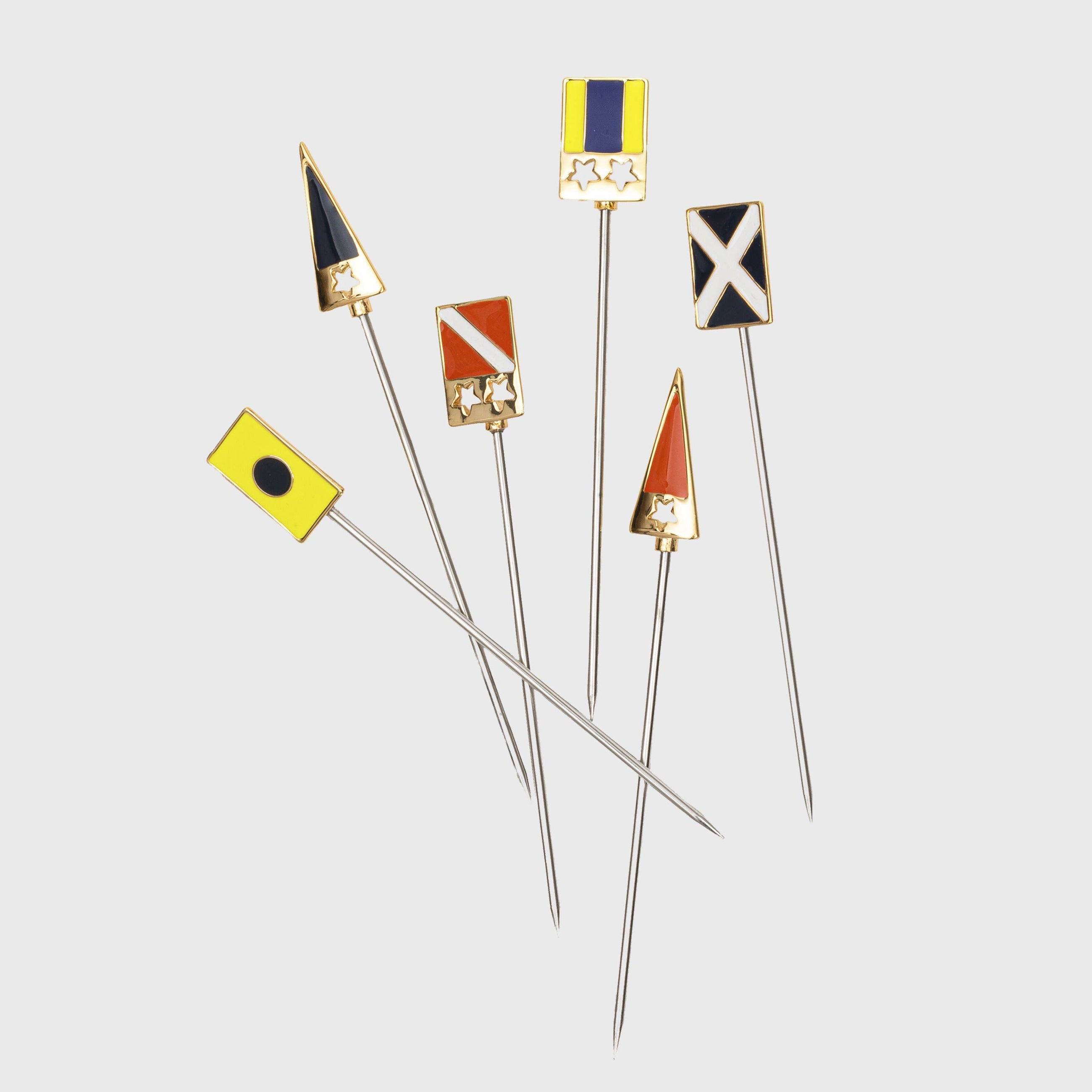 Set of 6 Nautical Cocktail Picks