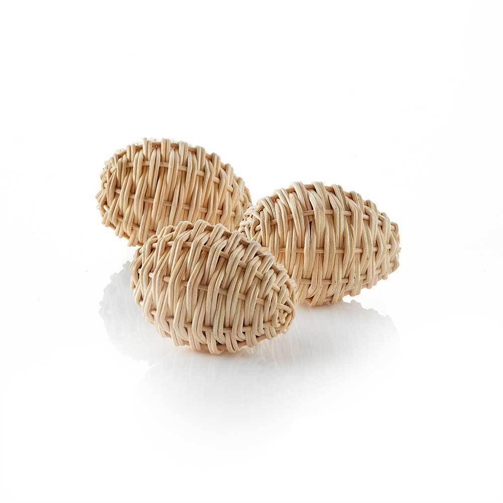 Natural Rattan Easter Egg