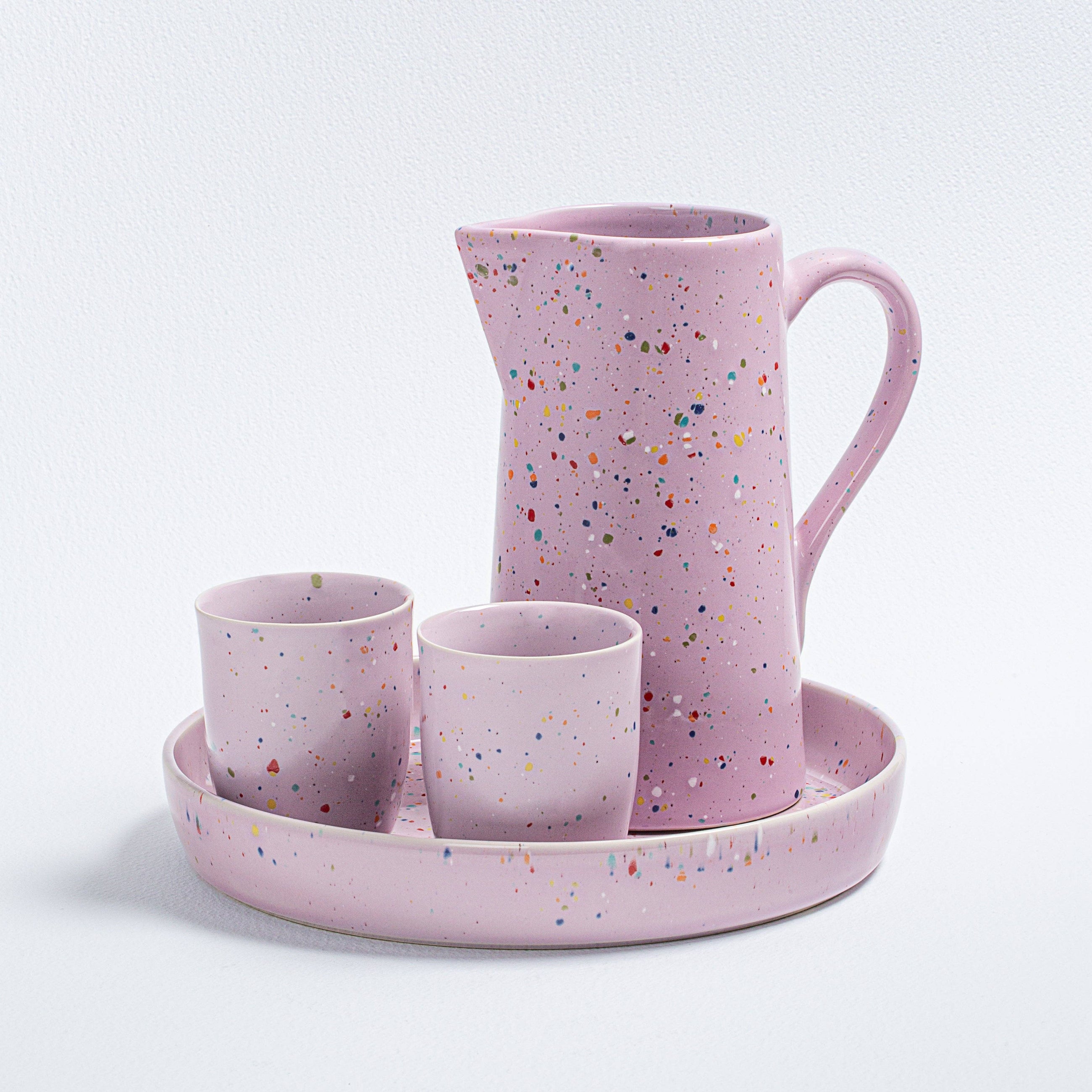 White Party Round Tray, 11"