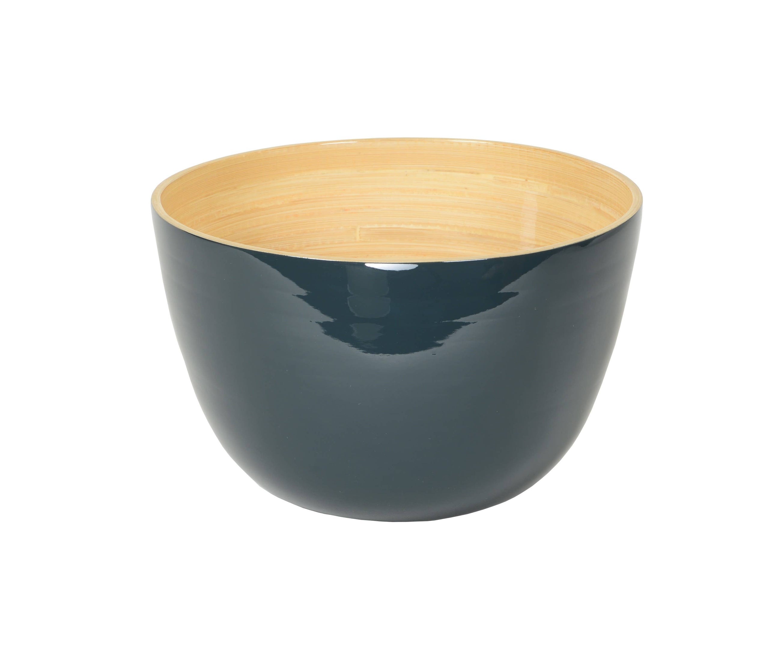 Bamboo Serving Bowl: Ice Blue