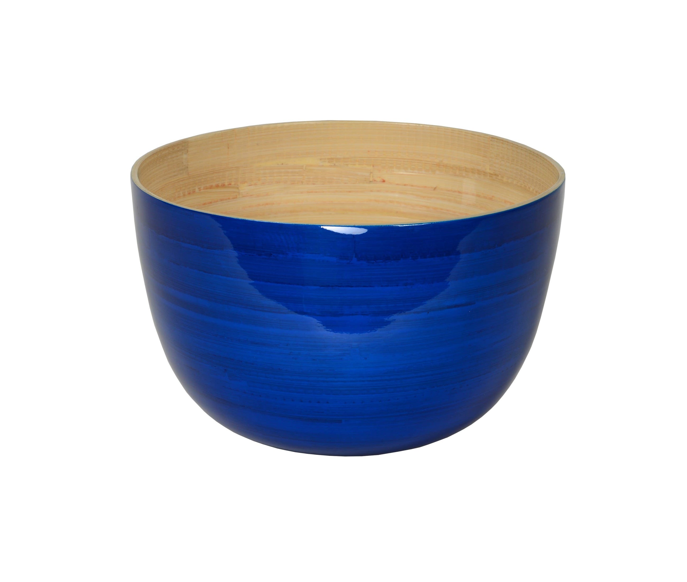 Bamboo Serving Bowl: Ice Blue