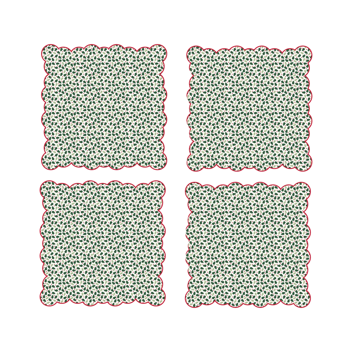 Holly Cocktail Napkins