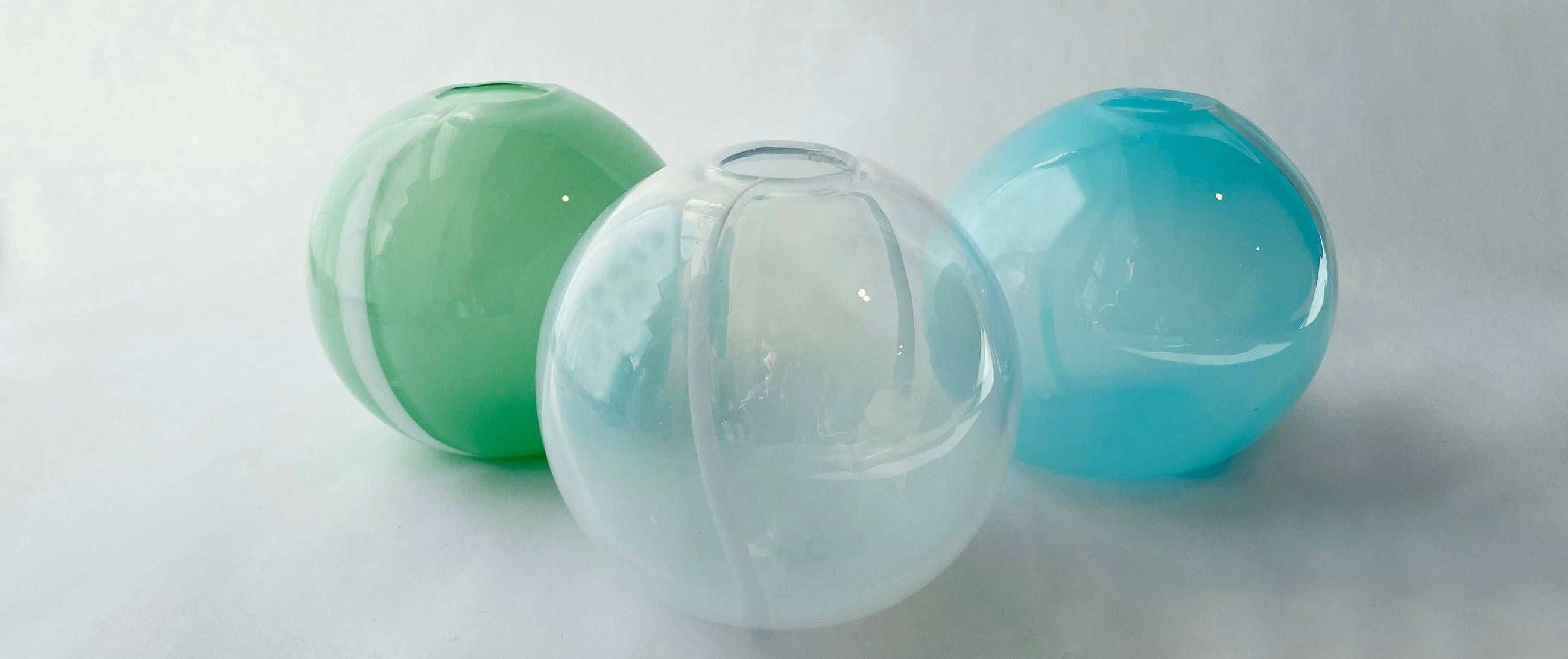 Handblown Bud Vase, Blue