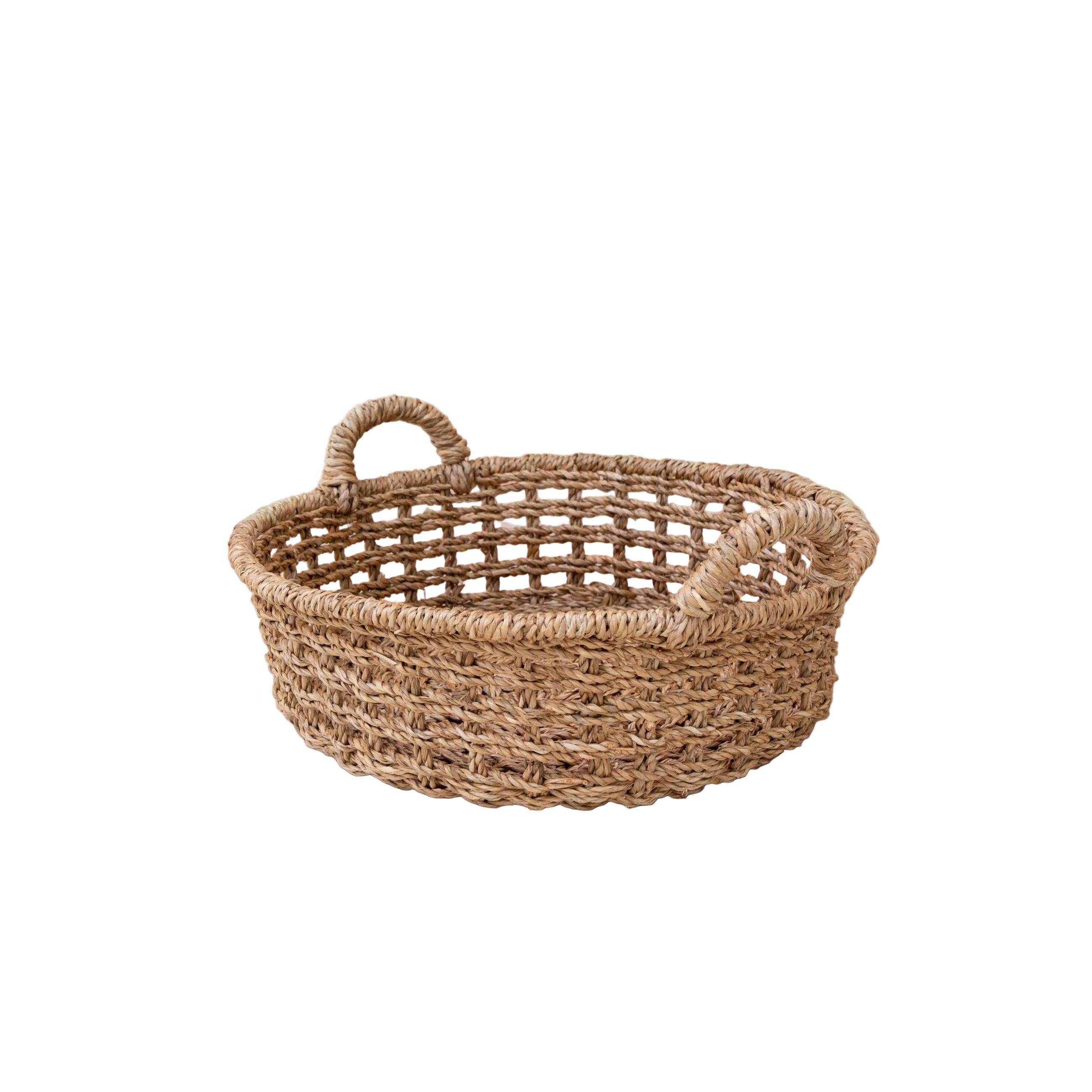 Round Open Weave Basket