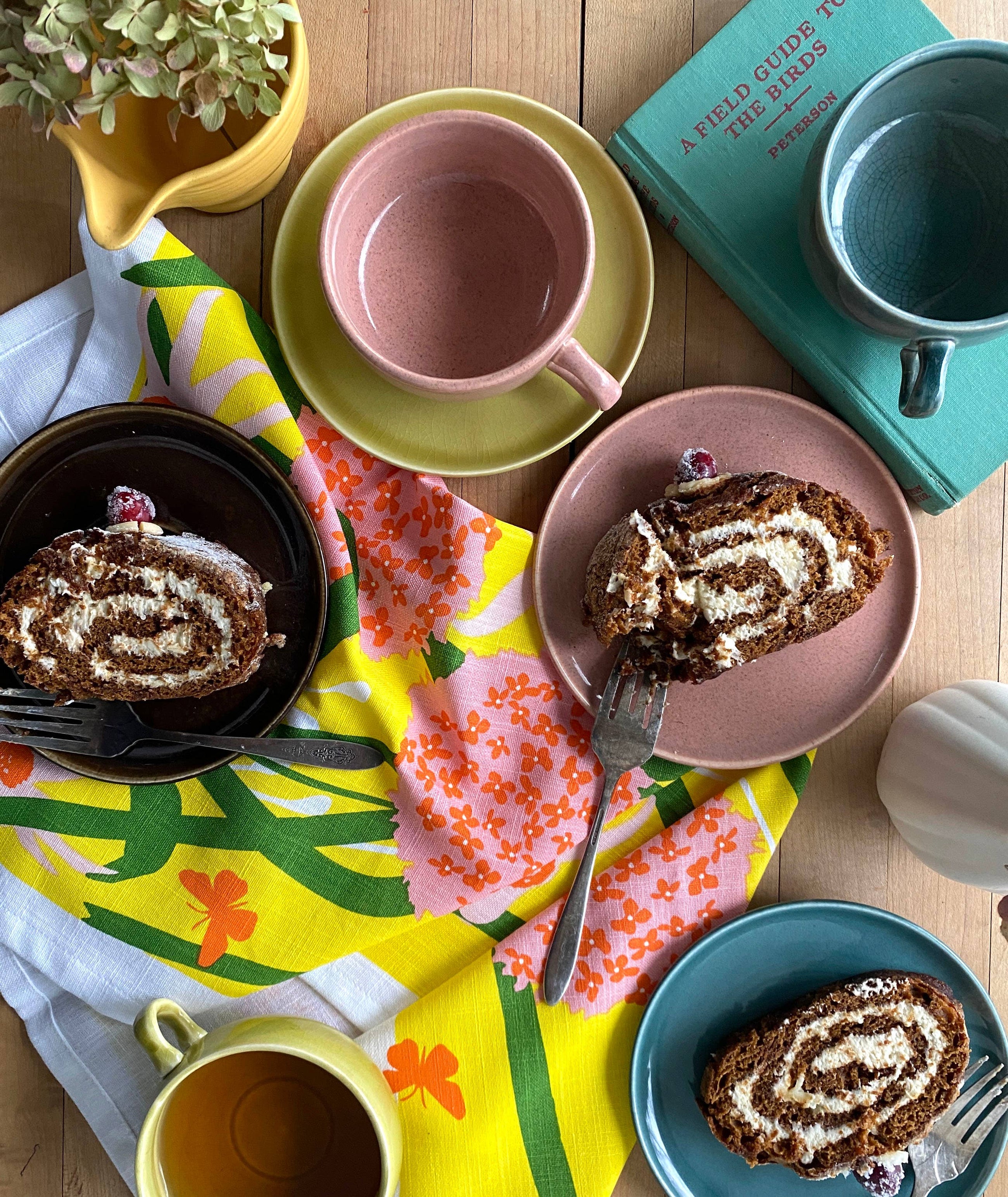 Allium & Aster Tea Towel