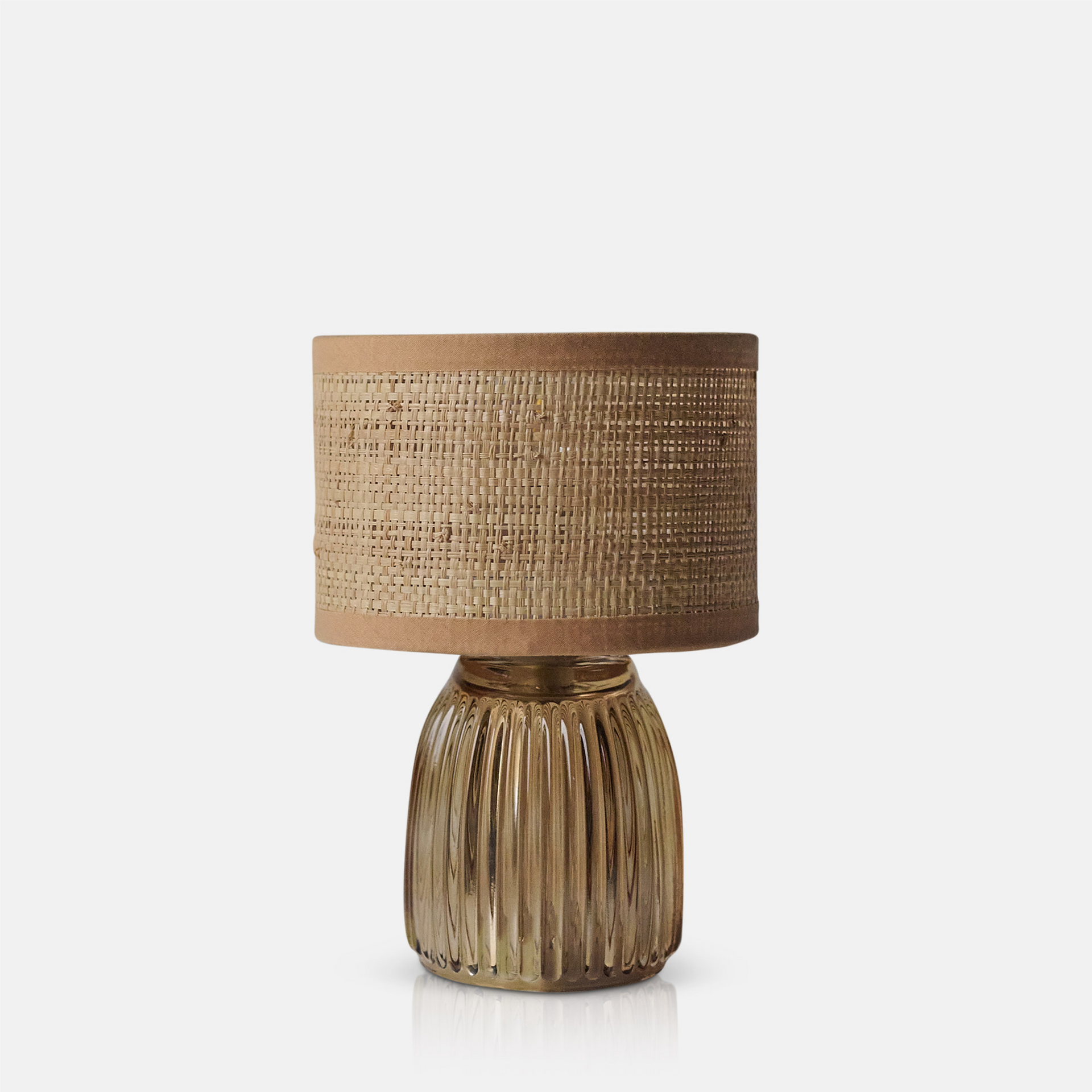 Raffia Cordless Table Lamp