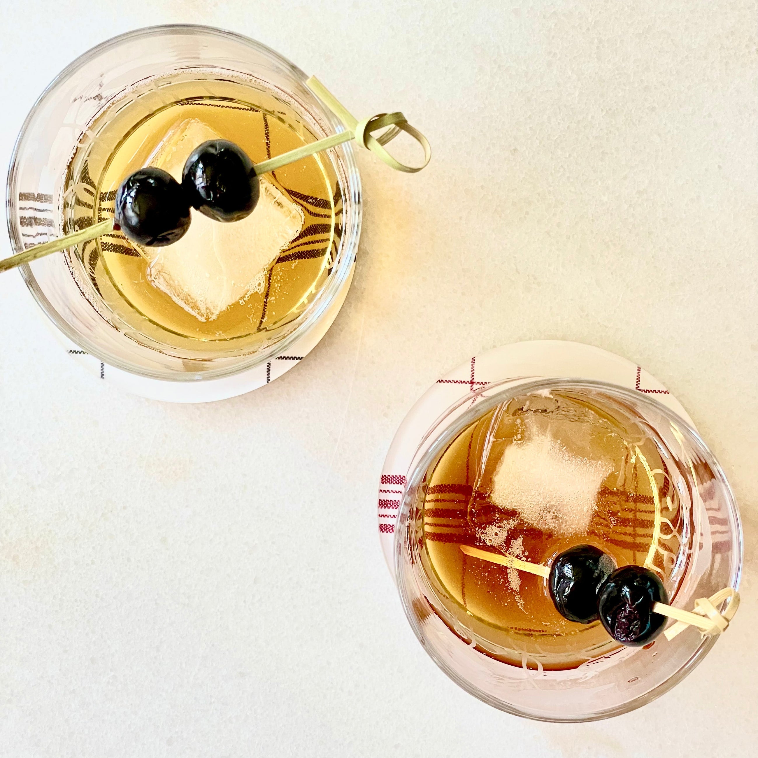 Wilson French Check Coaster, S/4