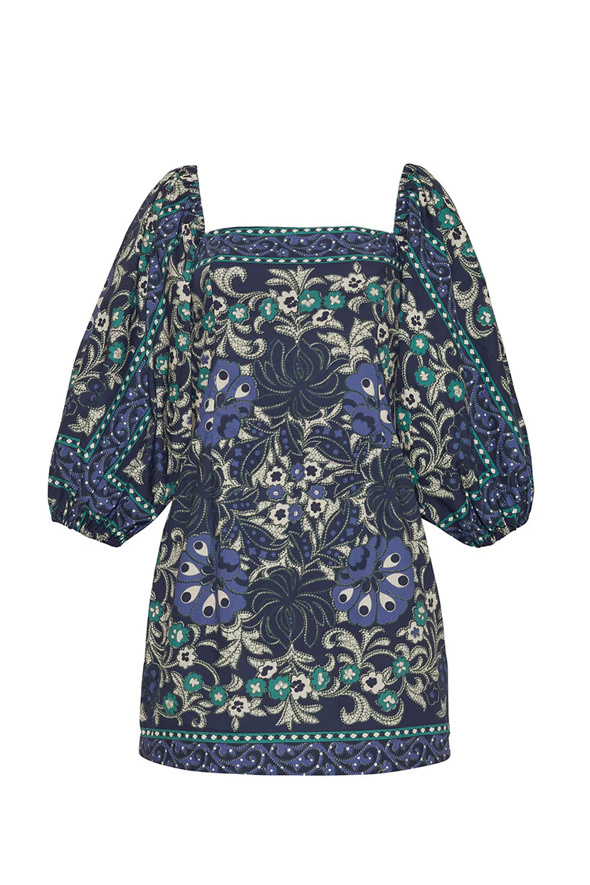Montauk Dress, Blue Bogata