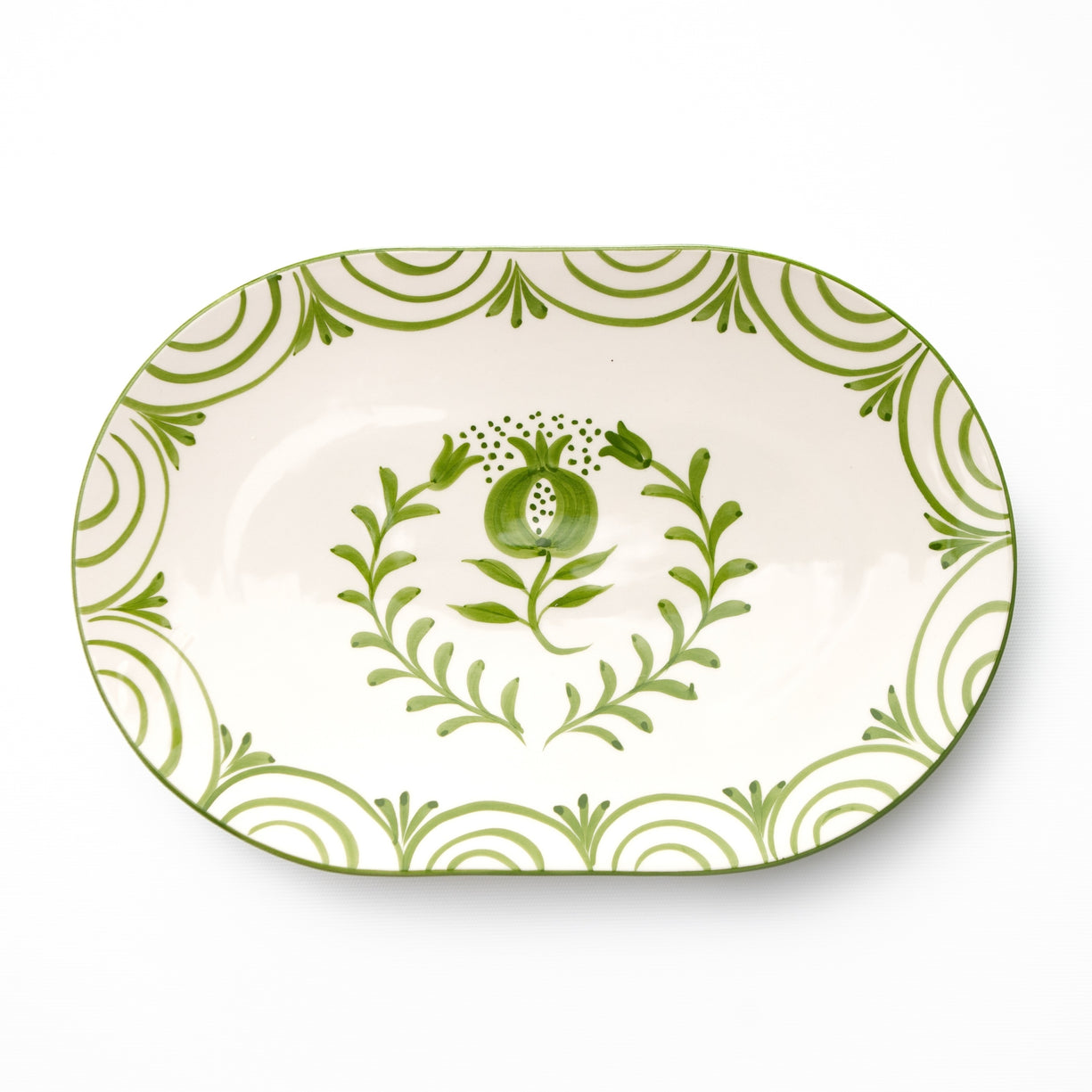 Pomegranate Crest Green Charcuterie Platter