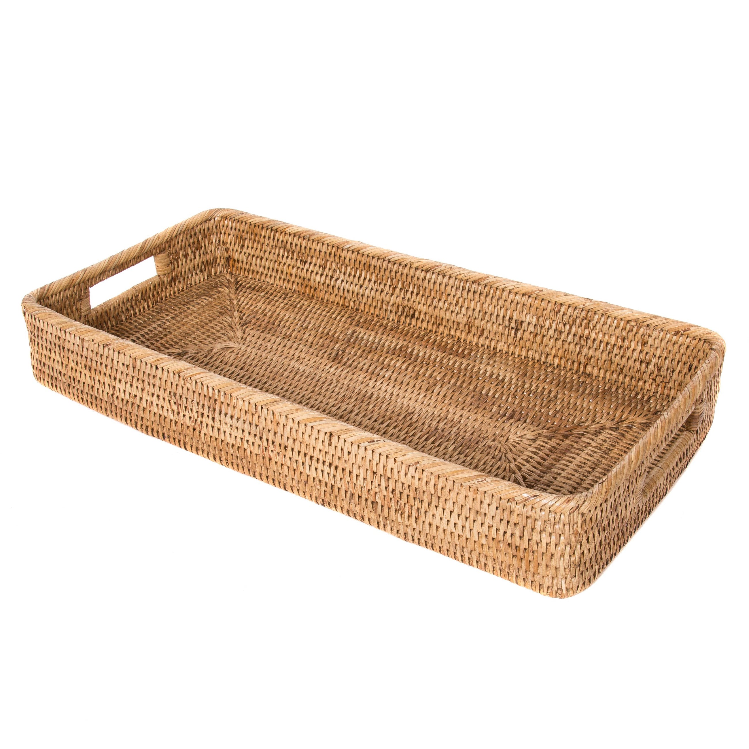 Rectangular Rattan Tray