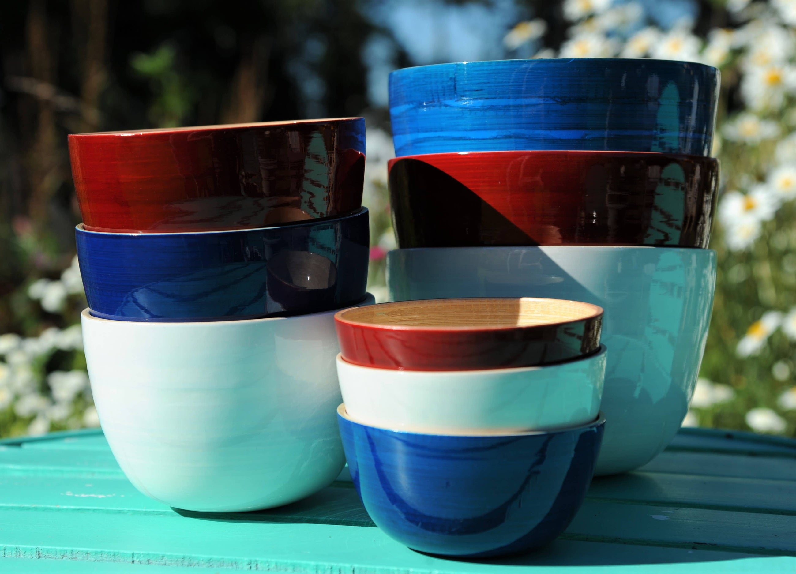 Bamboo Mini Bowl: Ice Blue