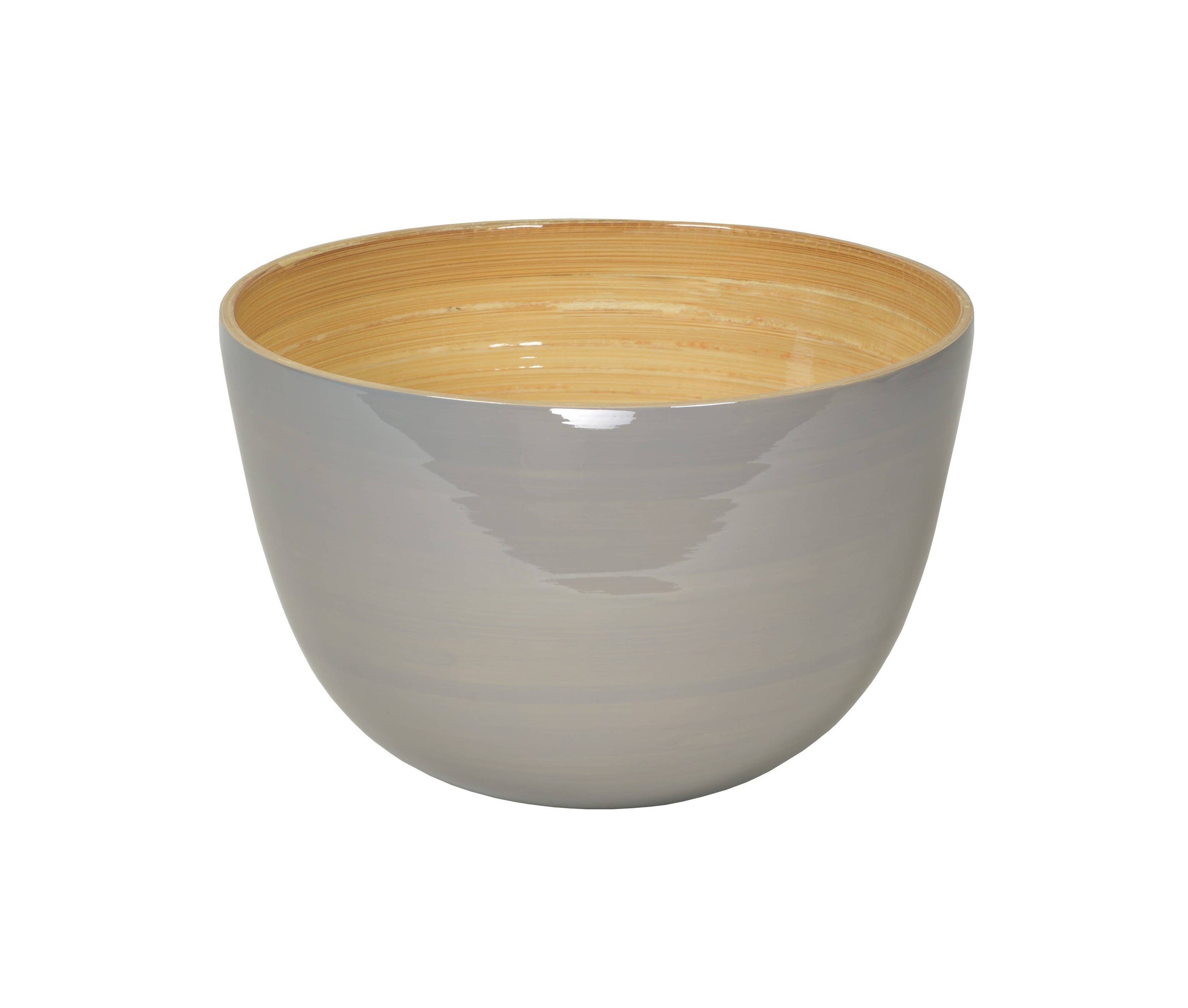 Bamboo Serving Bowl: White