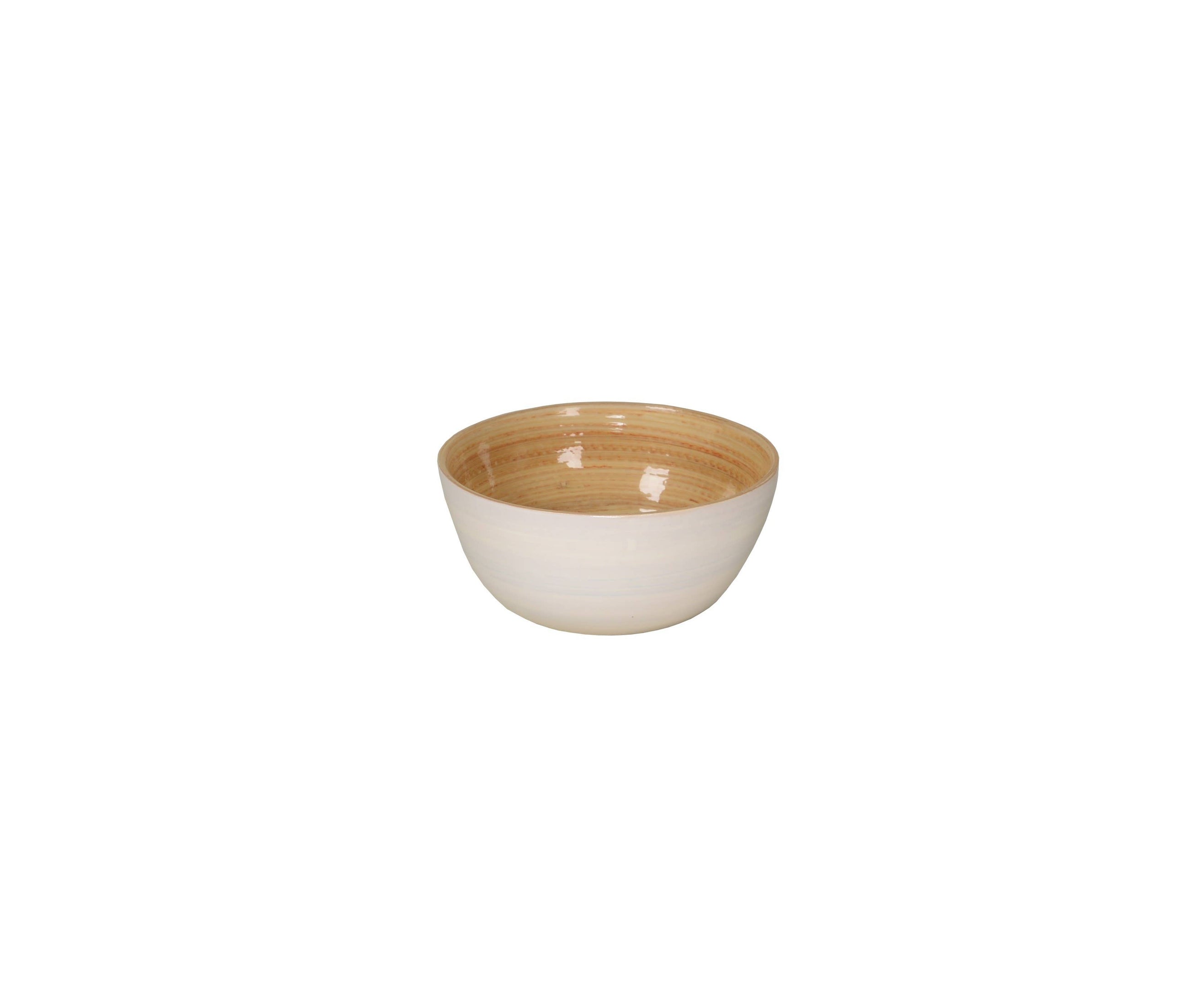 Bamboo Mini Bowl: White