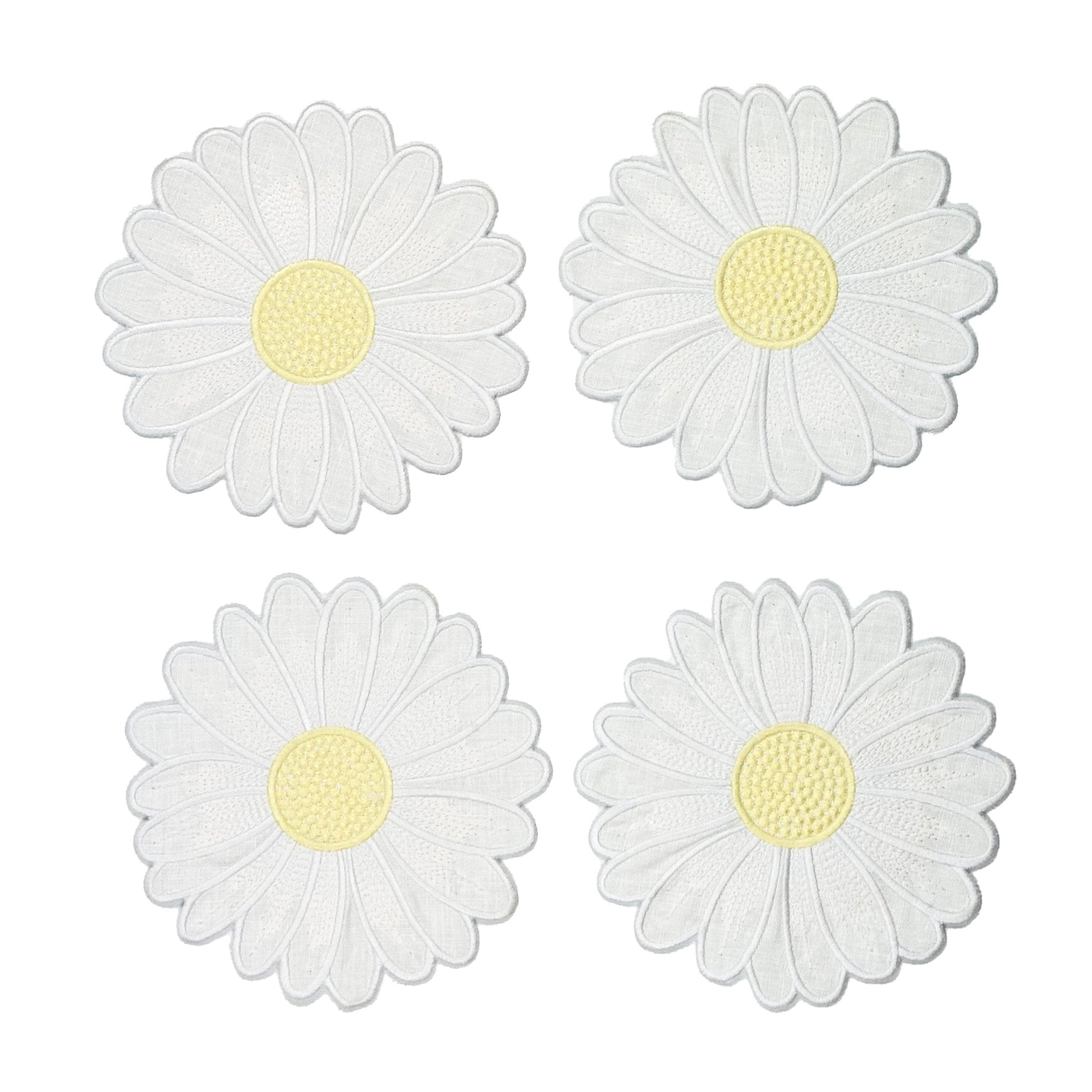 Daisy Cocktail Napkins, Set of 4