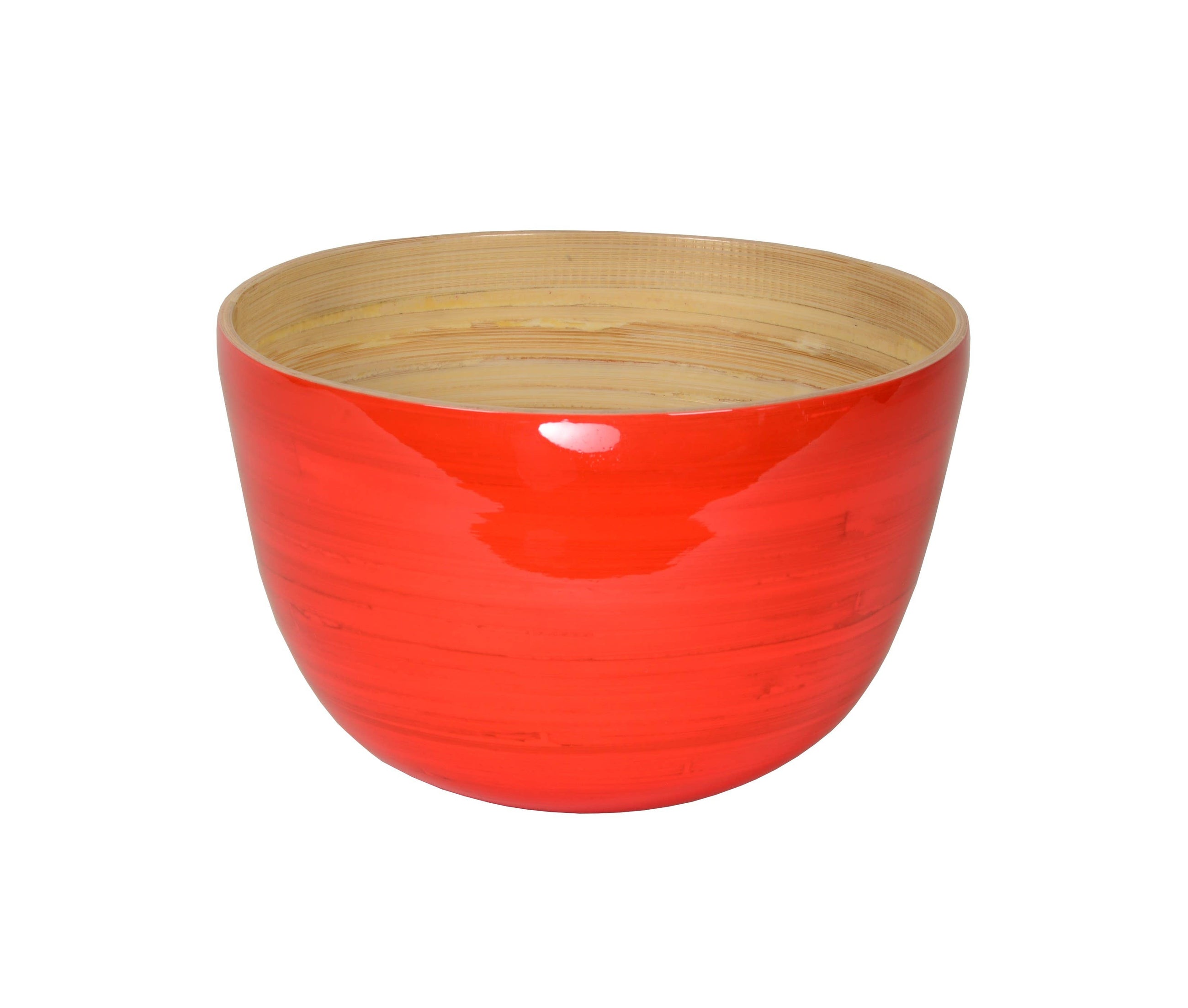 Bamboo Serving Bowl: White