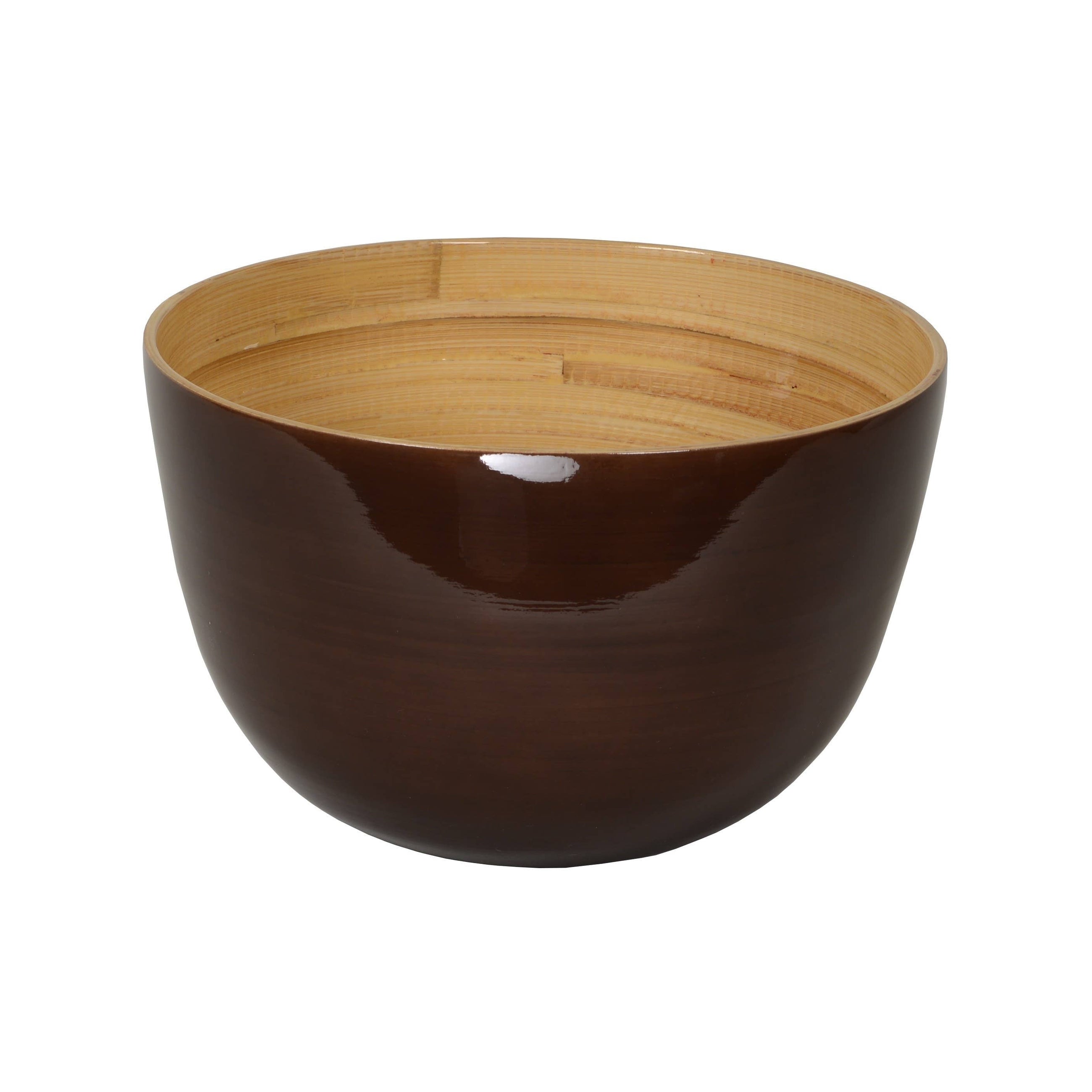 Bamboo 10" Serving Bowl, Brown