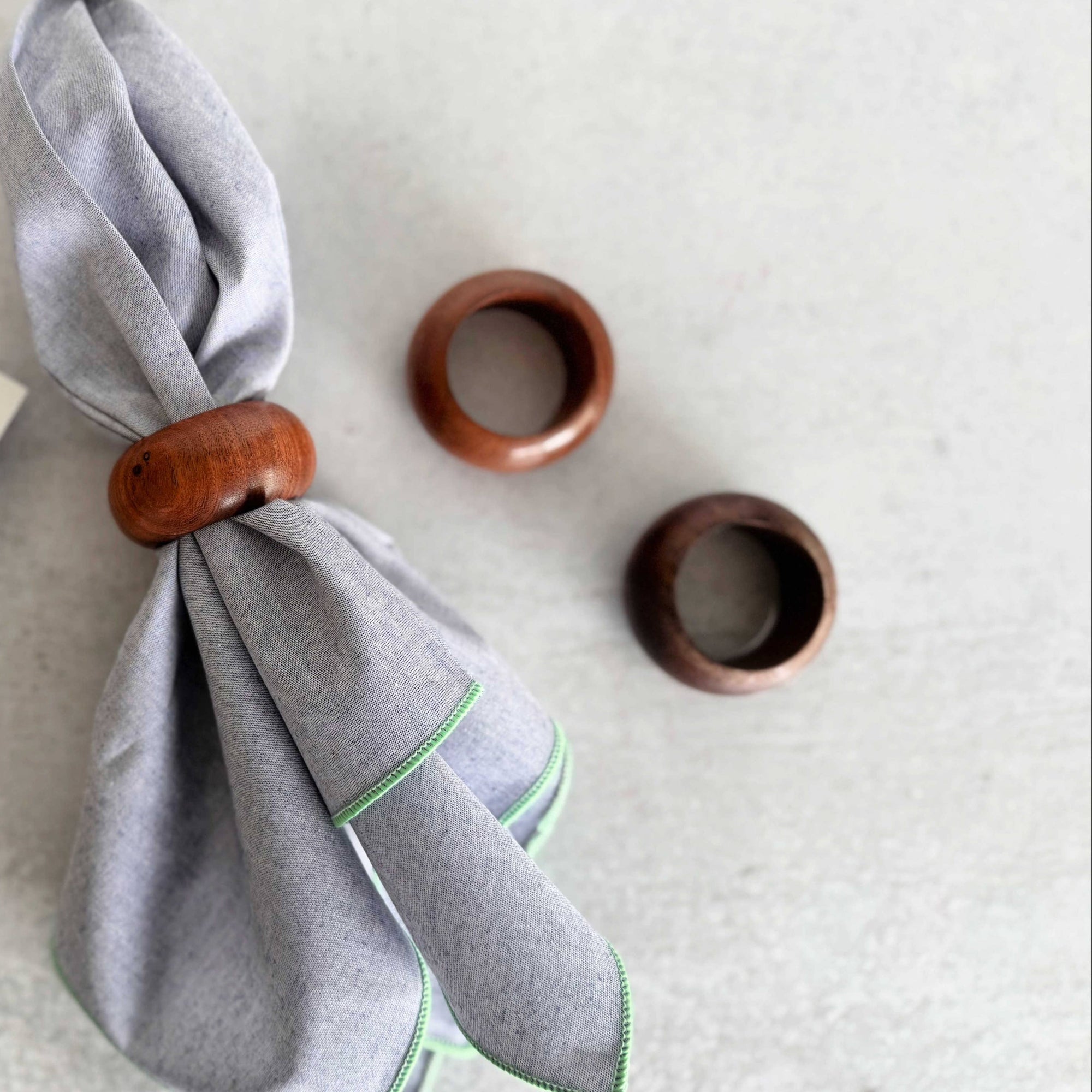 Round Wood Napkin Ring