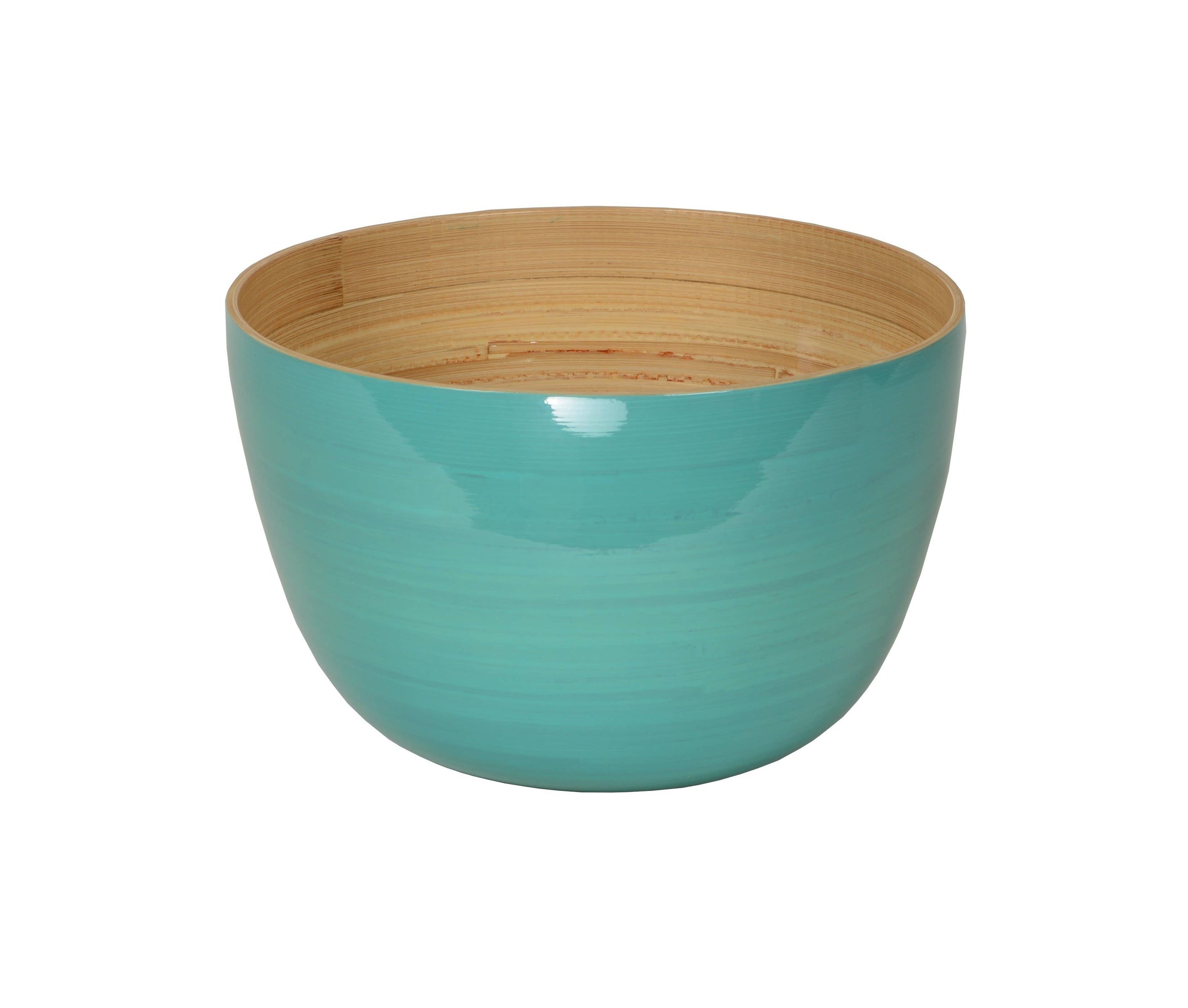 Bamboo Serving Bowl: Ice Blue