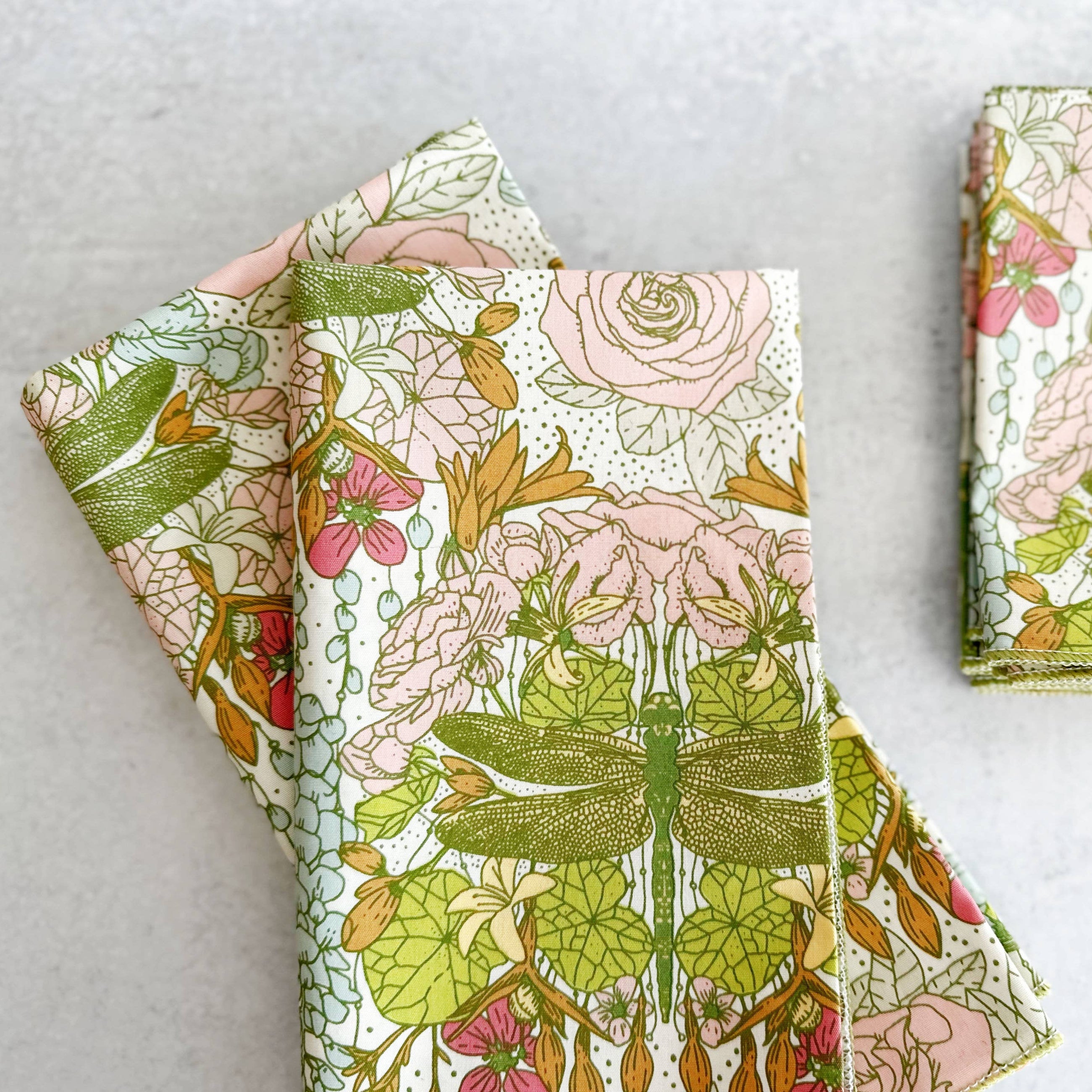 Dragonfly Garden Napkin