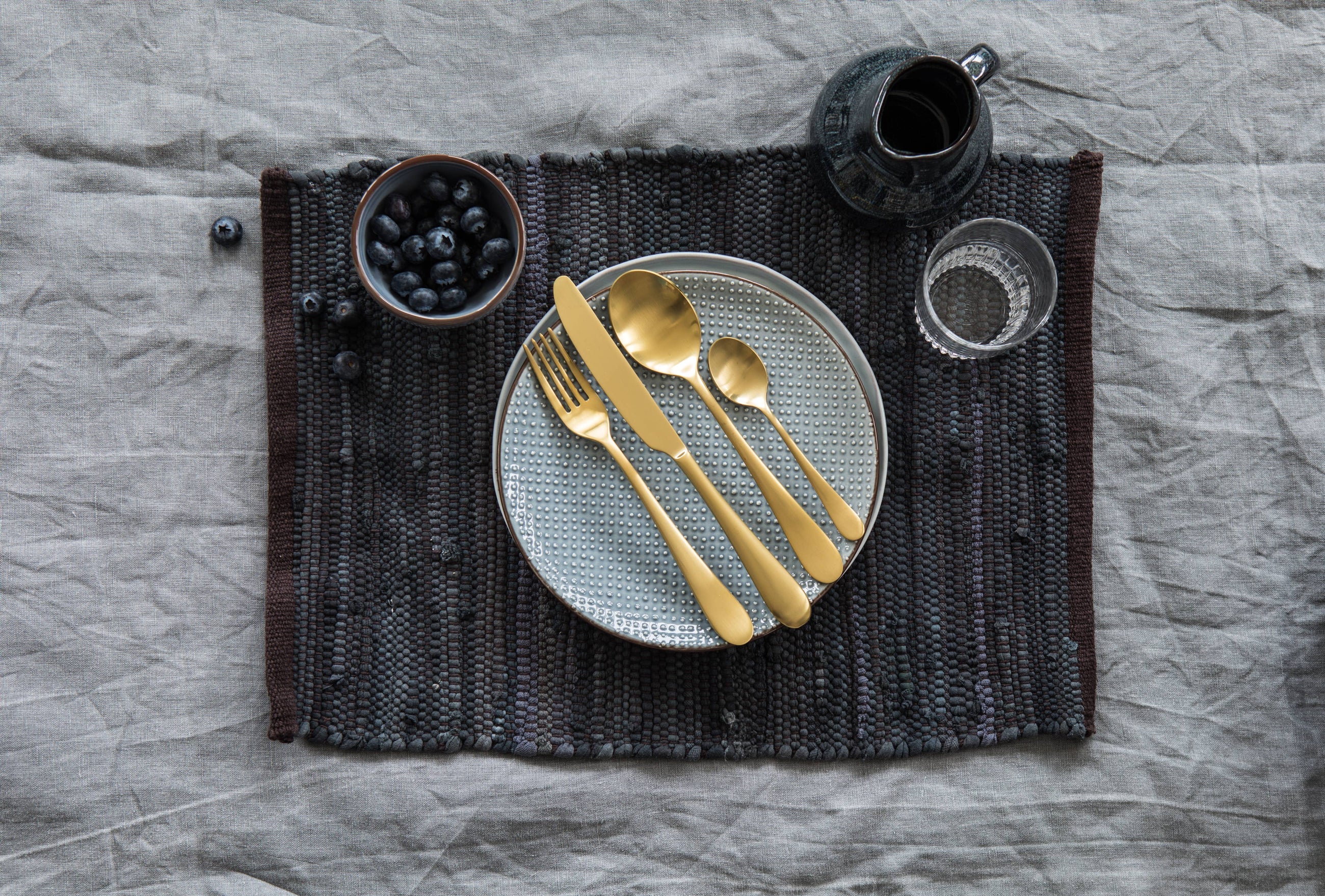 Dolce Vita Flatware Set, Vintage Oro