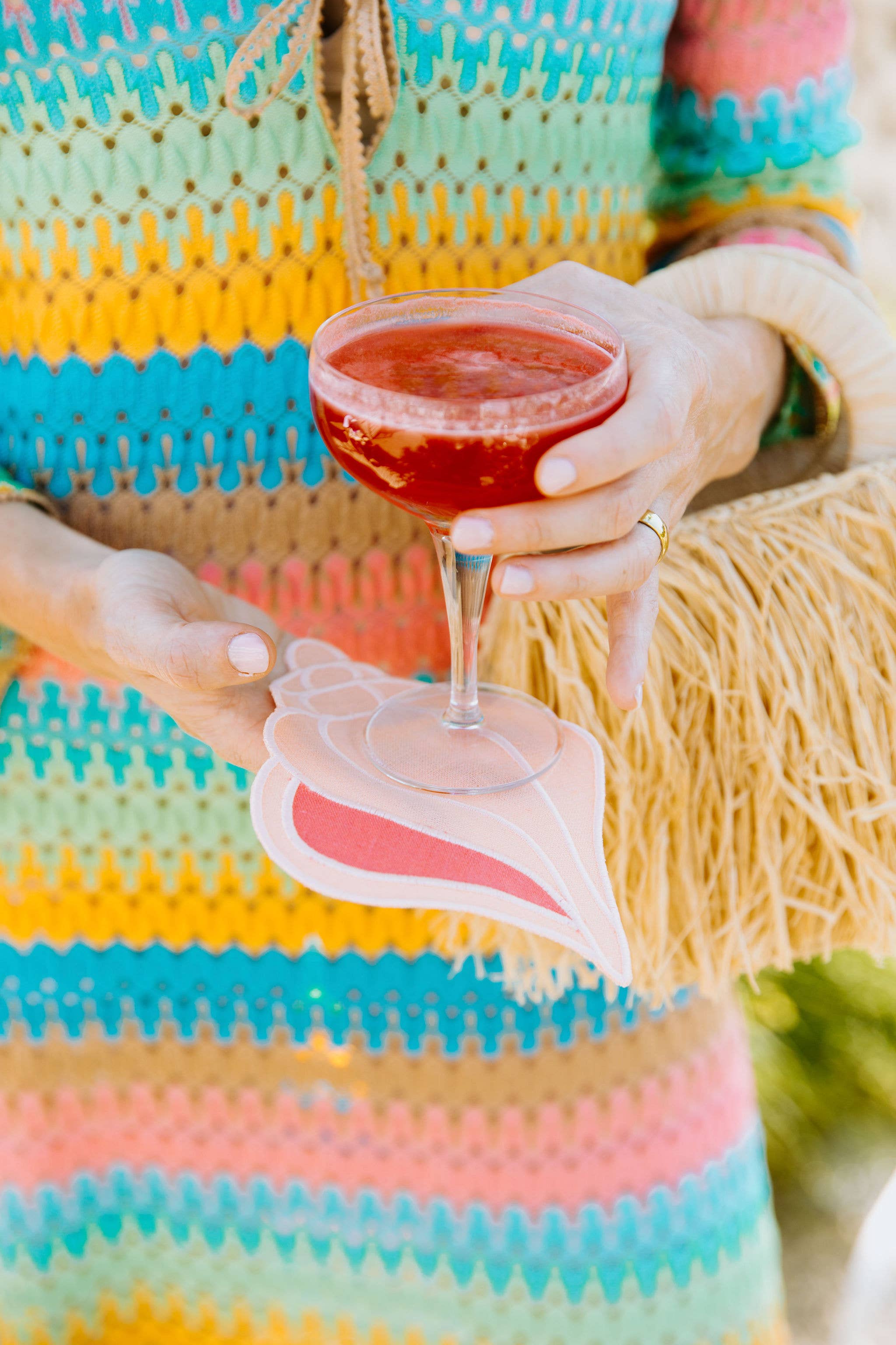 Shell Cocktail Napkin, Set of 4