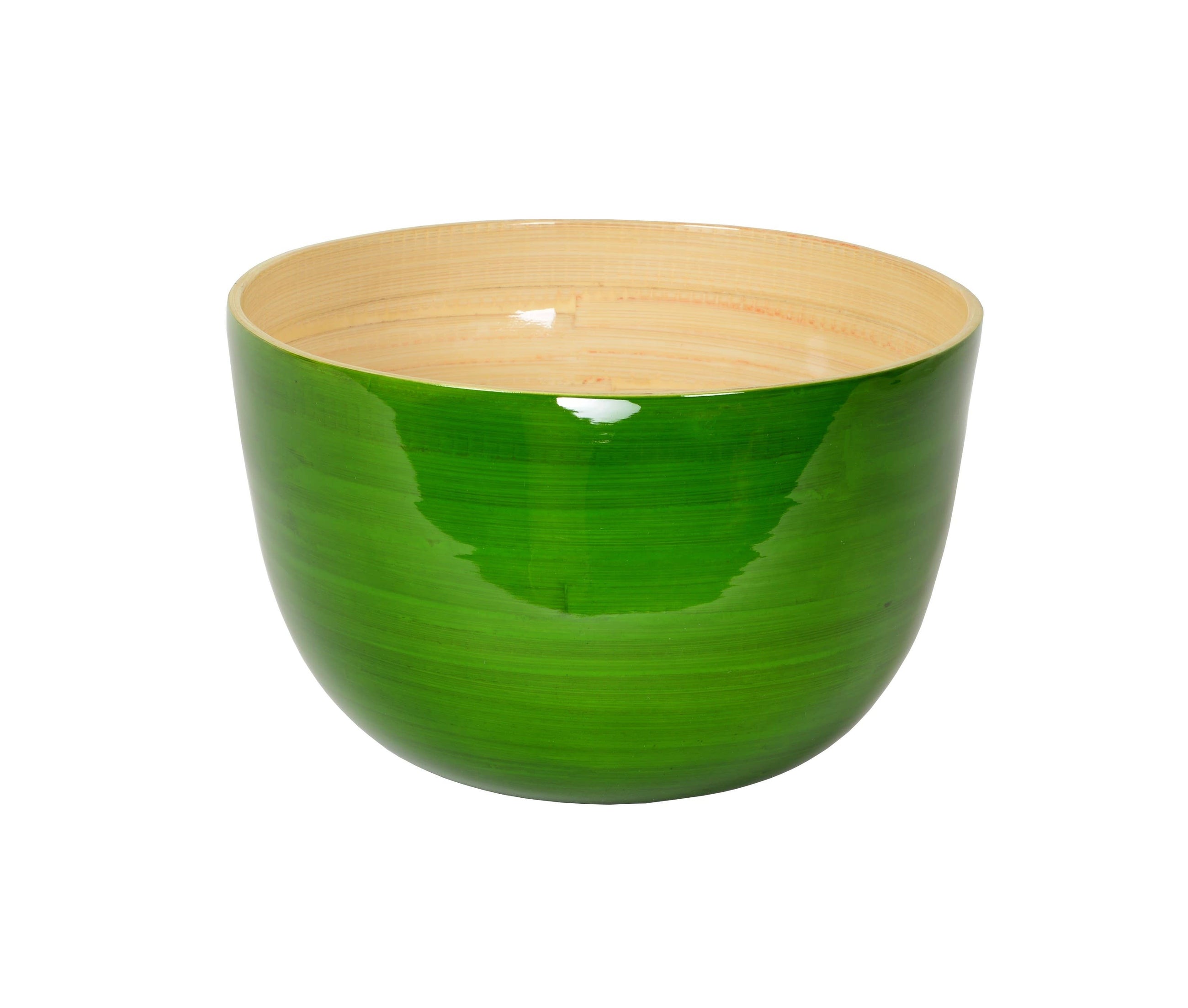 Bamboo Serving Bowl: White