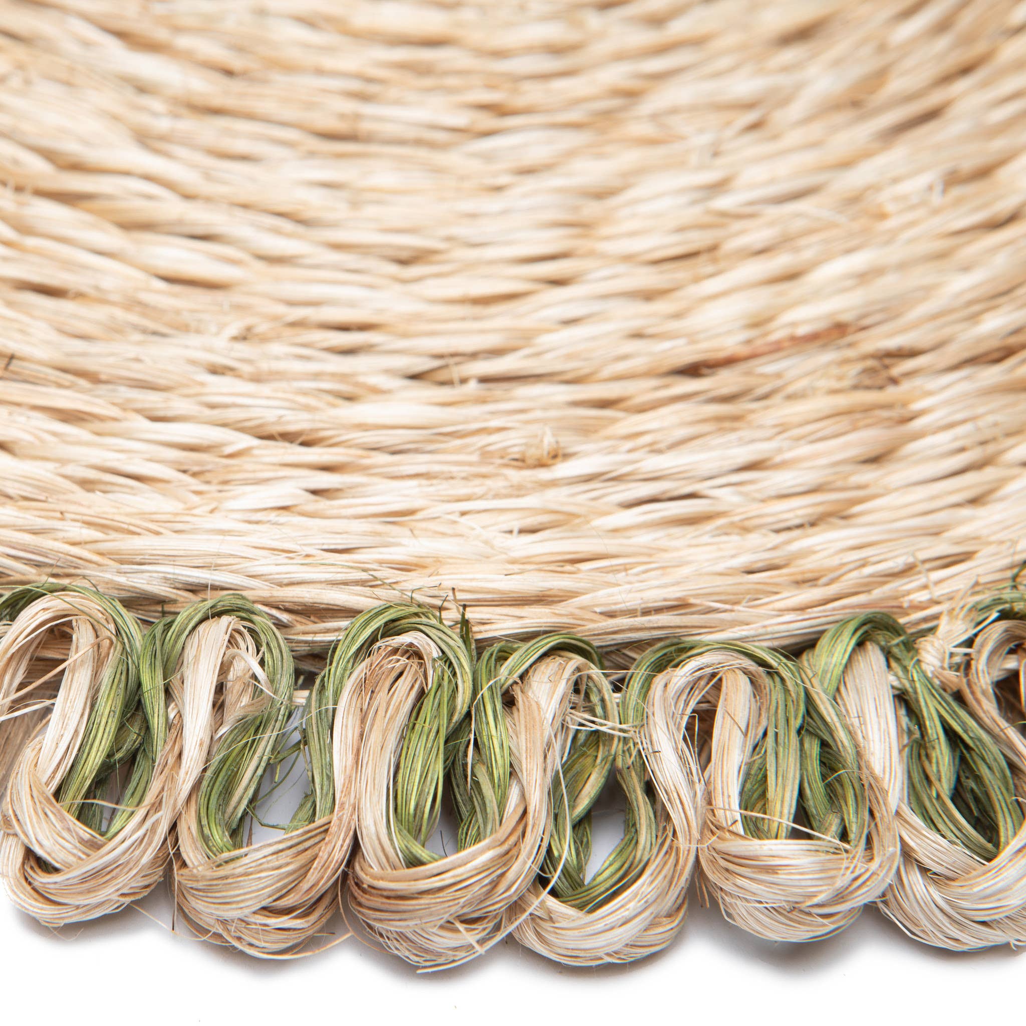 Olive Abaca Loop Placemat