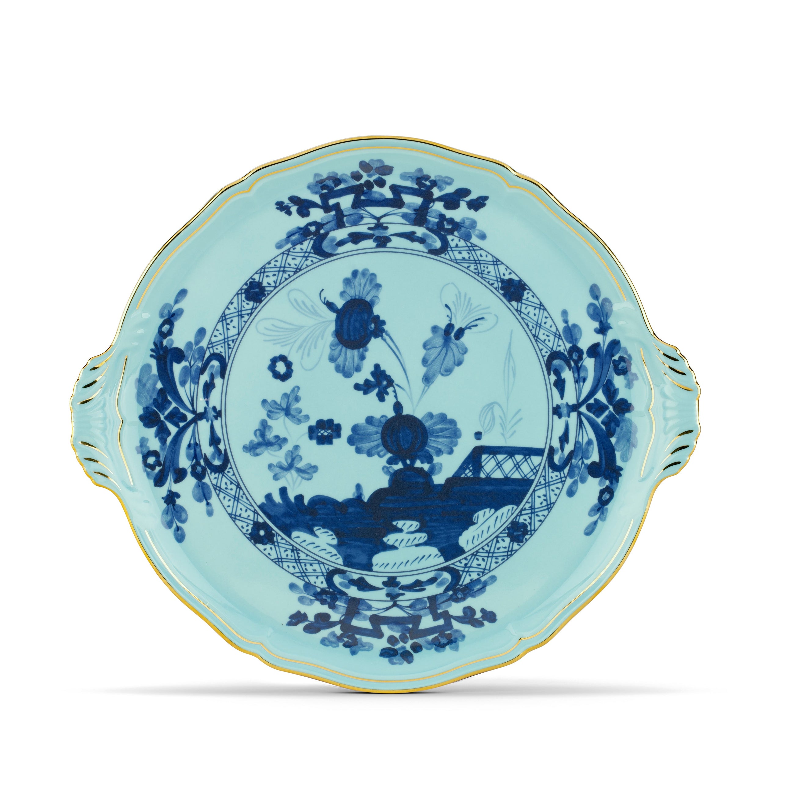 Iris Round Cake Plate, 12"