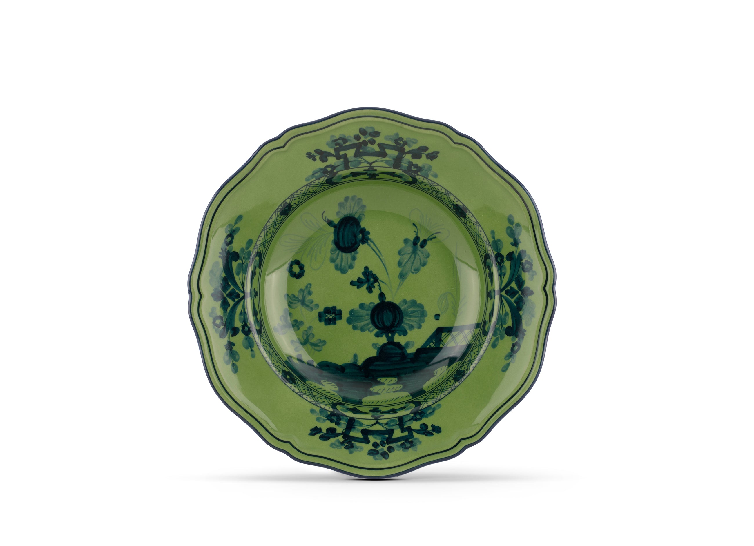 Malachite Soup Plate
