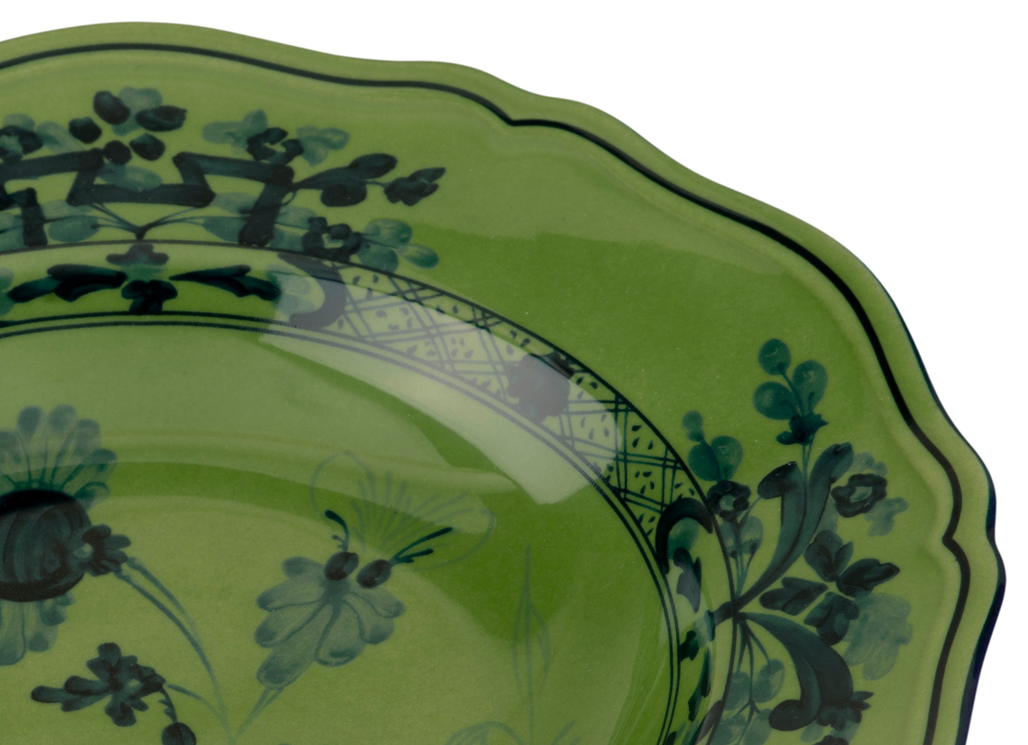 Malachite Soup Plate
