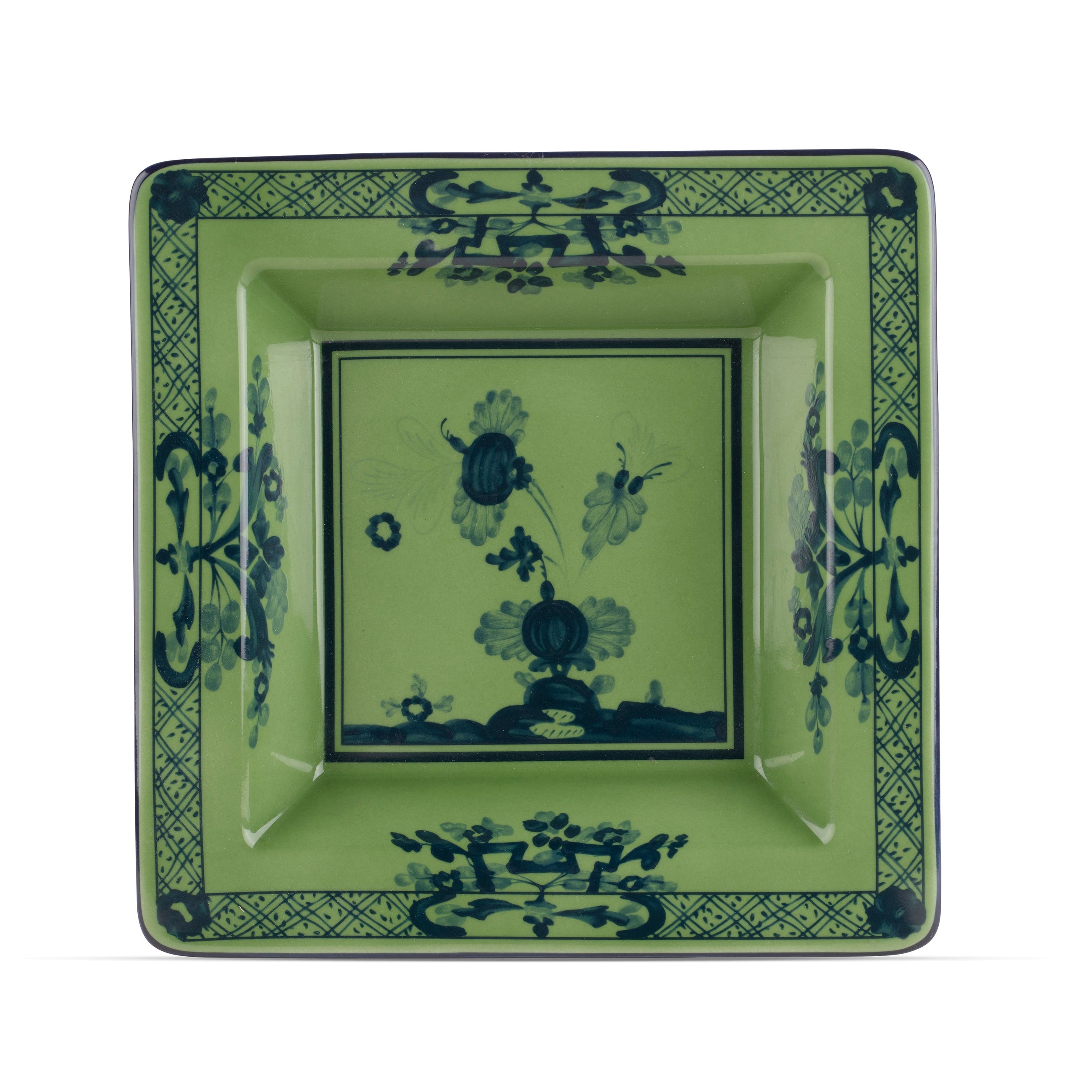 Malachite Square Tray, 7"