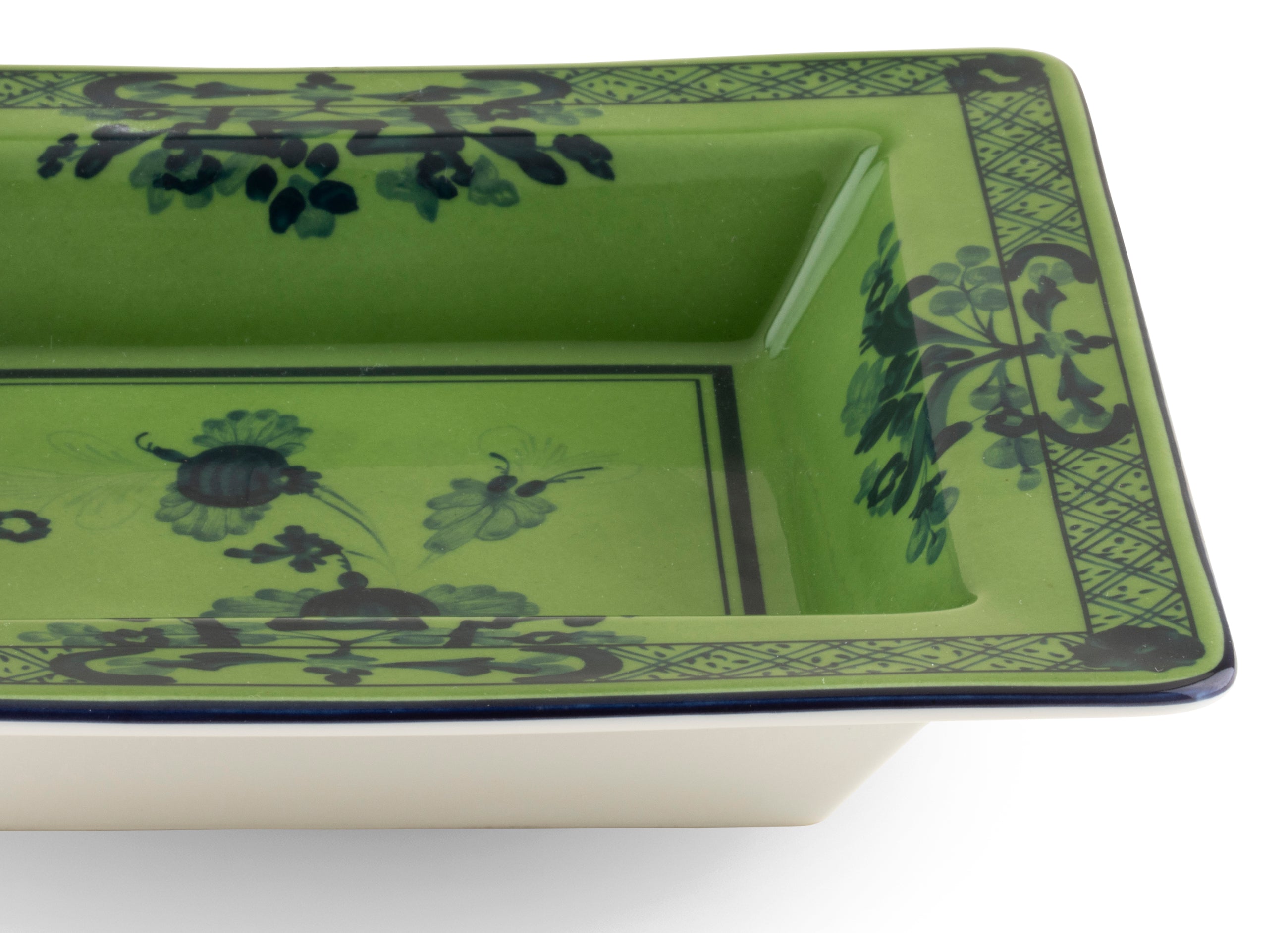 Malachite Square Tray, 7"
